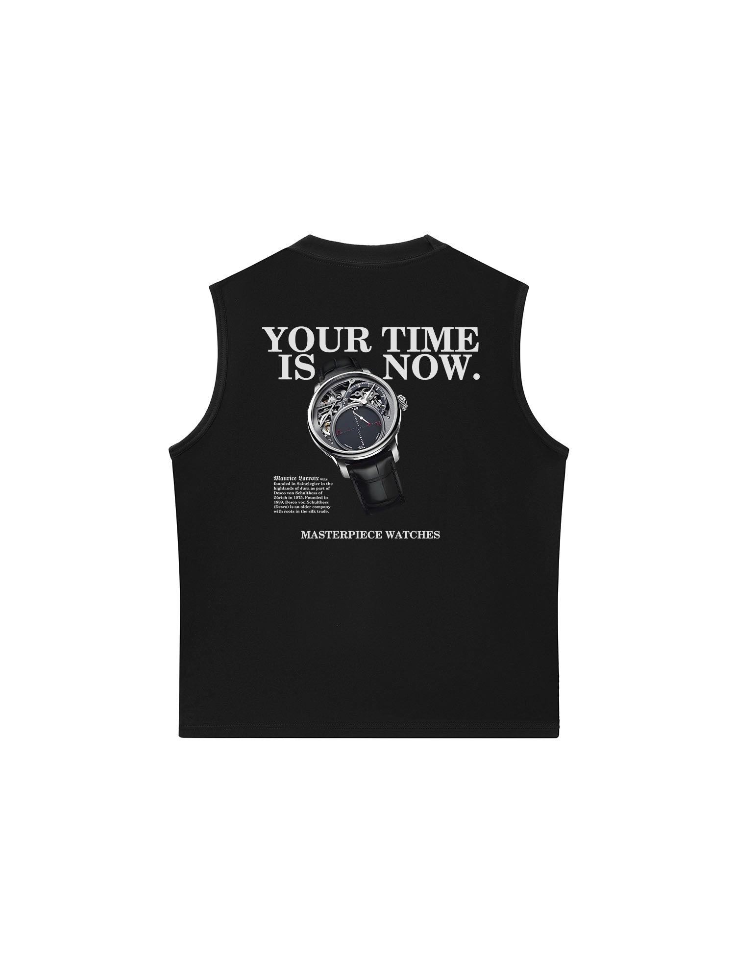 Áo Ba Lỗ Relaxed Fit Watch Your Time Is Now