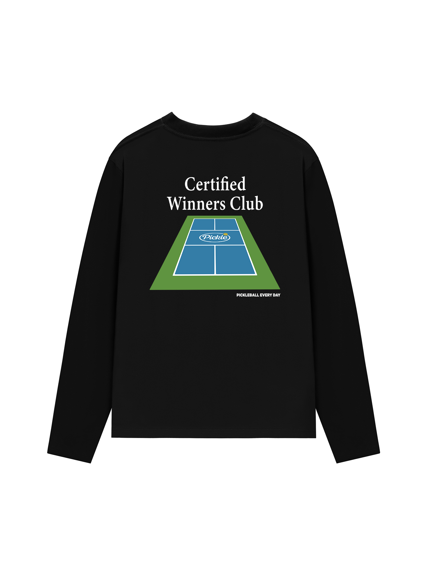 Áo Thun Dài Tay Pickleball Certified Winners Club