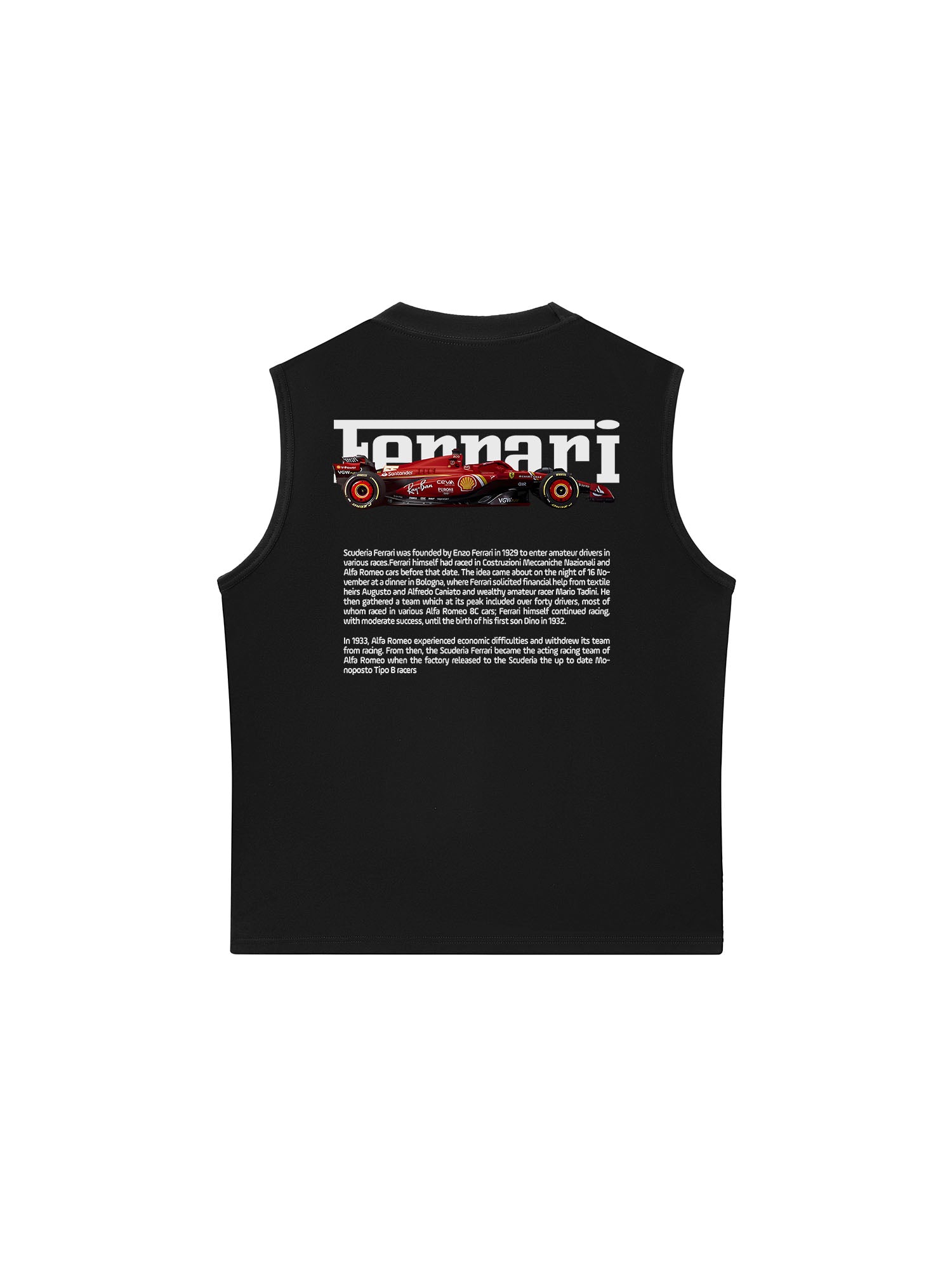 Áo Ba Lỗ Relaxed Fit Ferrari Enzo Leon