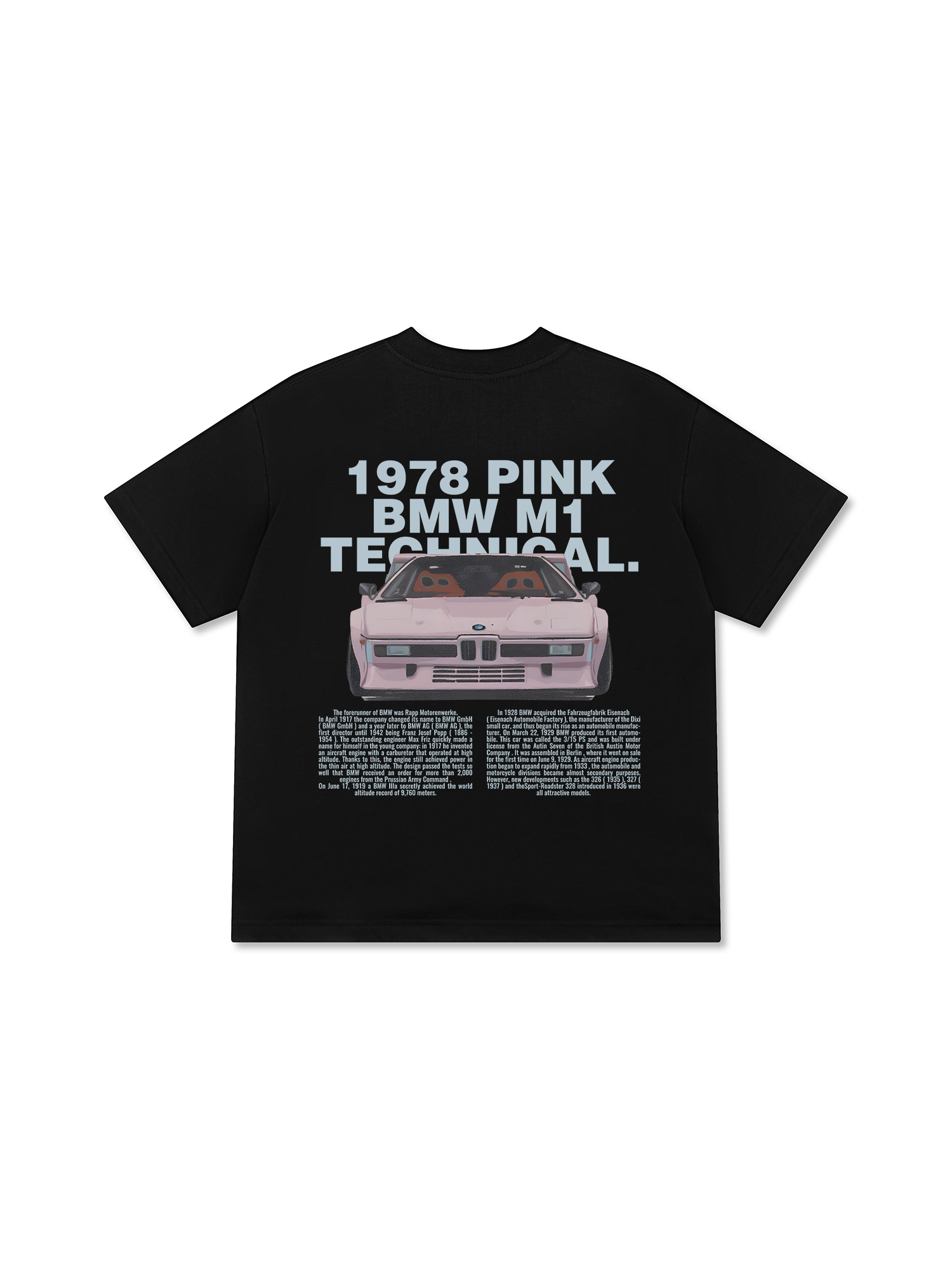 Áo Thun Relaxed Fit BMW Pink Technical