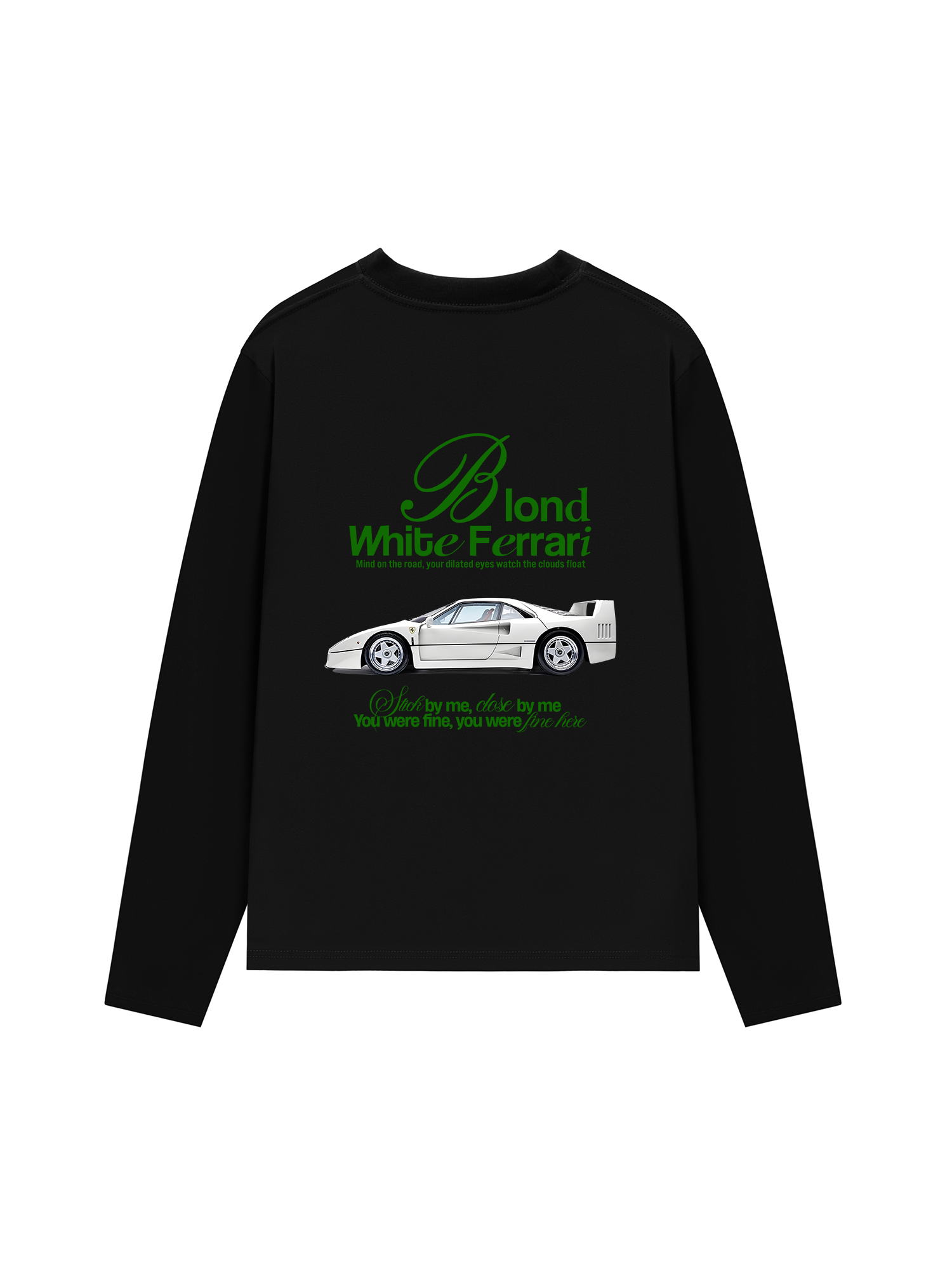 Áo Thun Dài Tay Ferrari Blond White