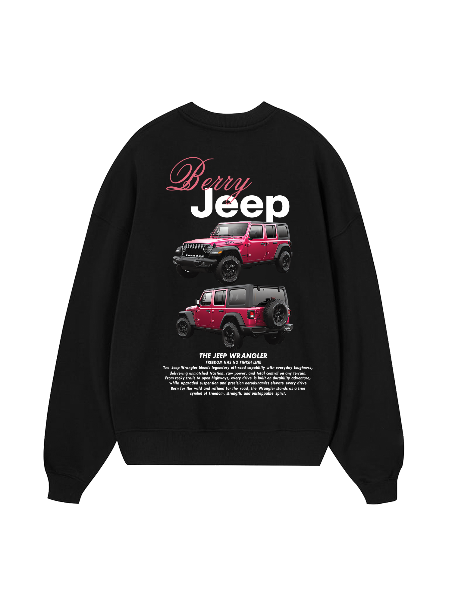 Berry Jeep Sweater