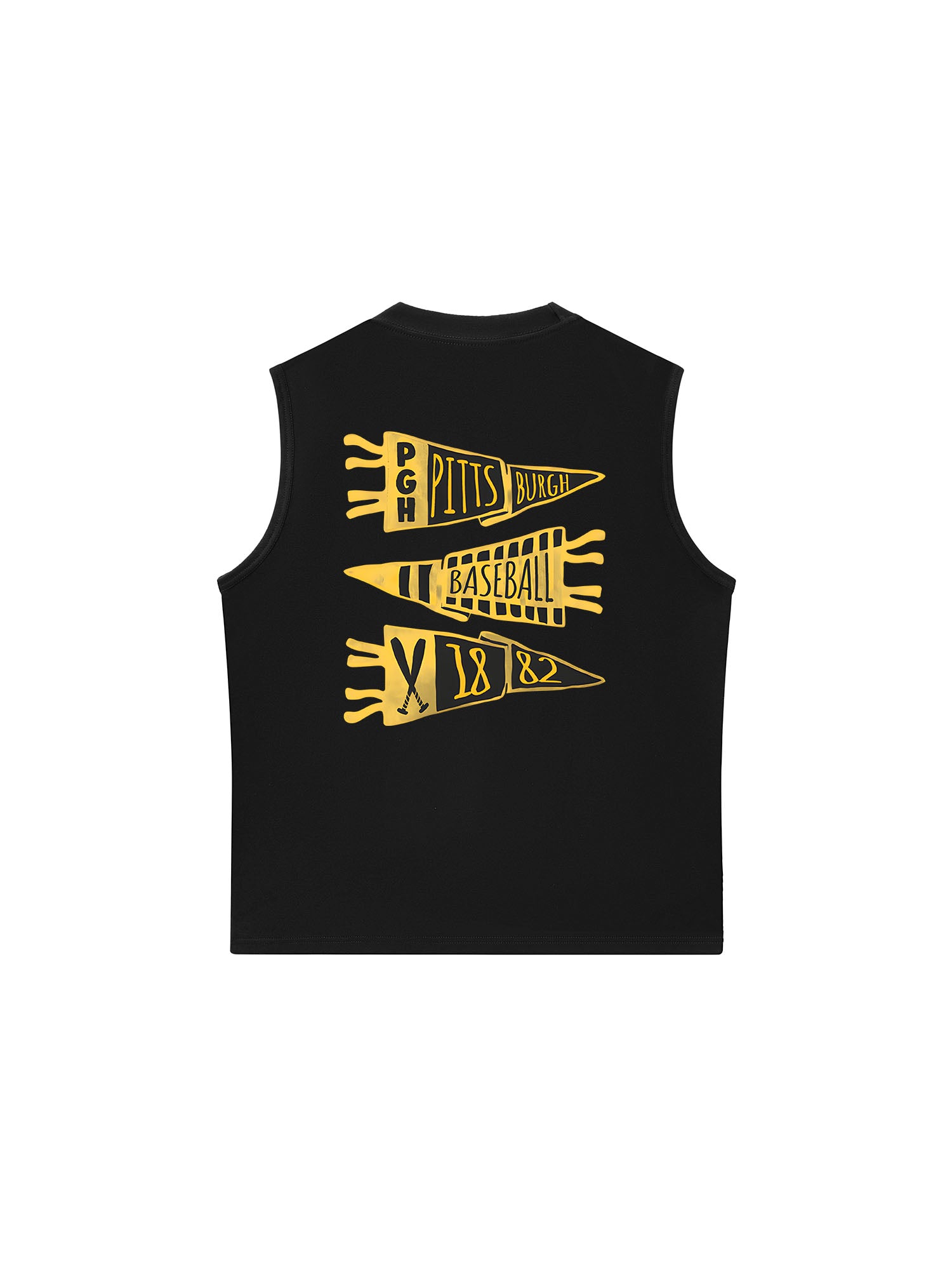 Áo Ba Lỗ Relaxed Fit Baseball Pitts Burgh