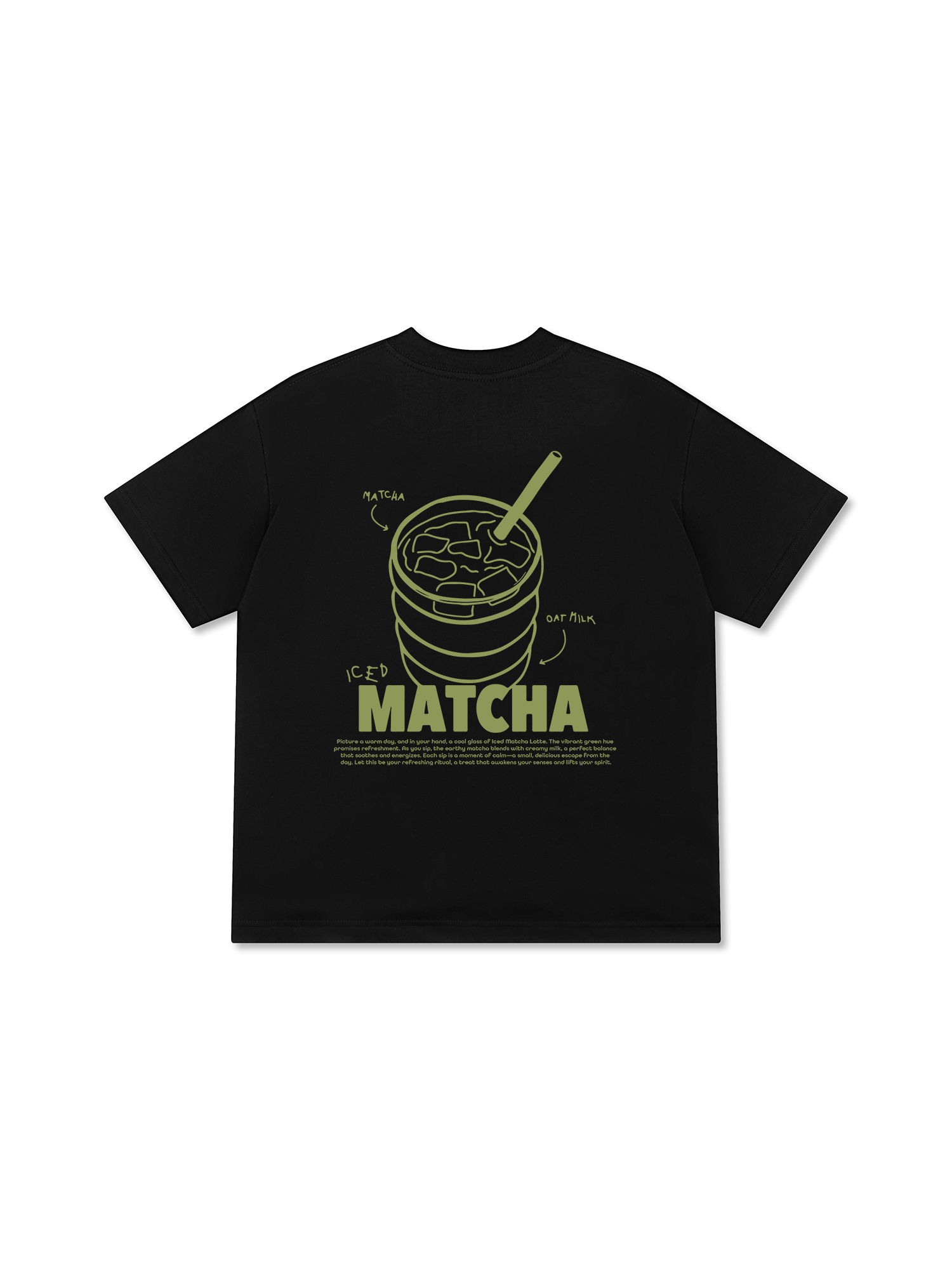 Áo Thun Relaxed Fit Daily Cup Iced Matcha