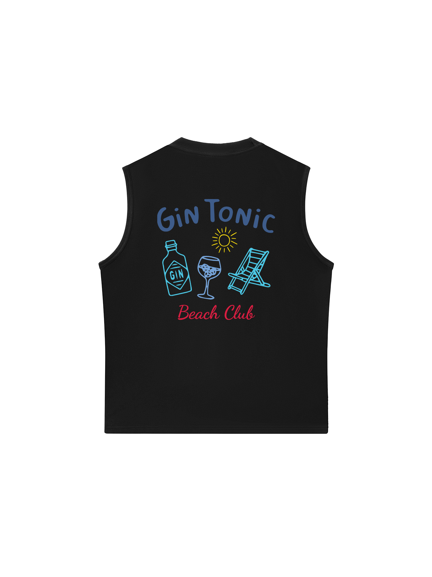 Áo Ba Lỗ Relaxed Fit Gin Tonic Beach Club