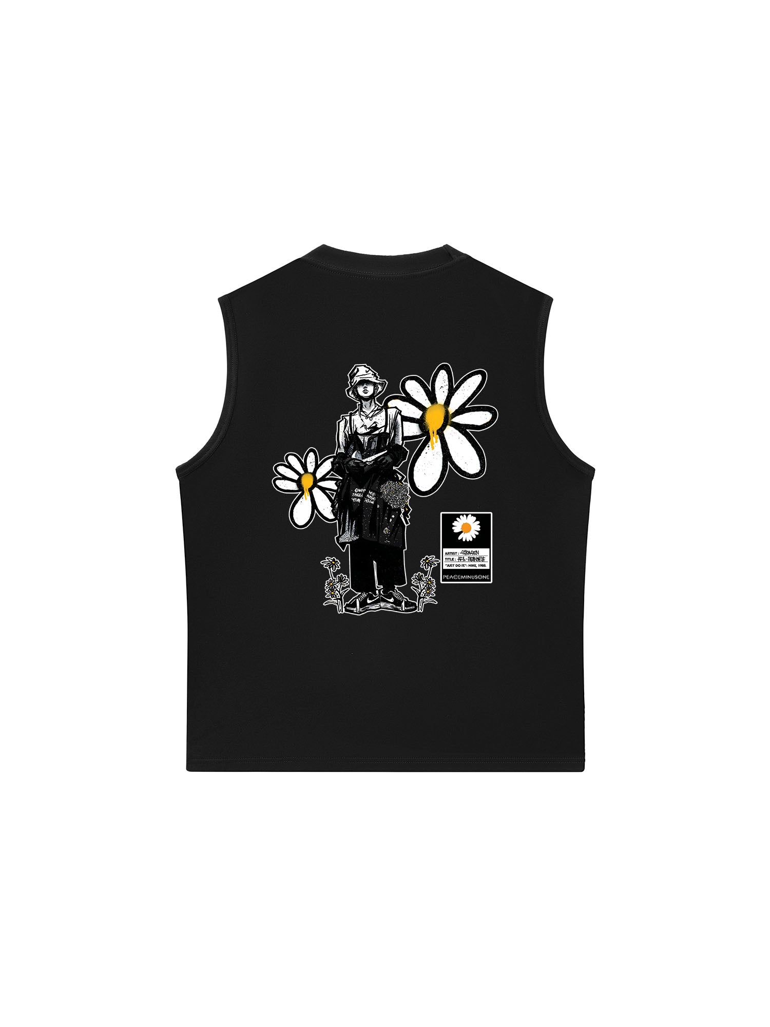 Áo Ba Lỗ Relaxed Fit Floral X GD Art Daisy