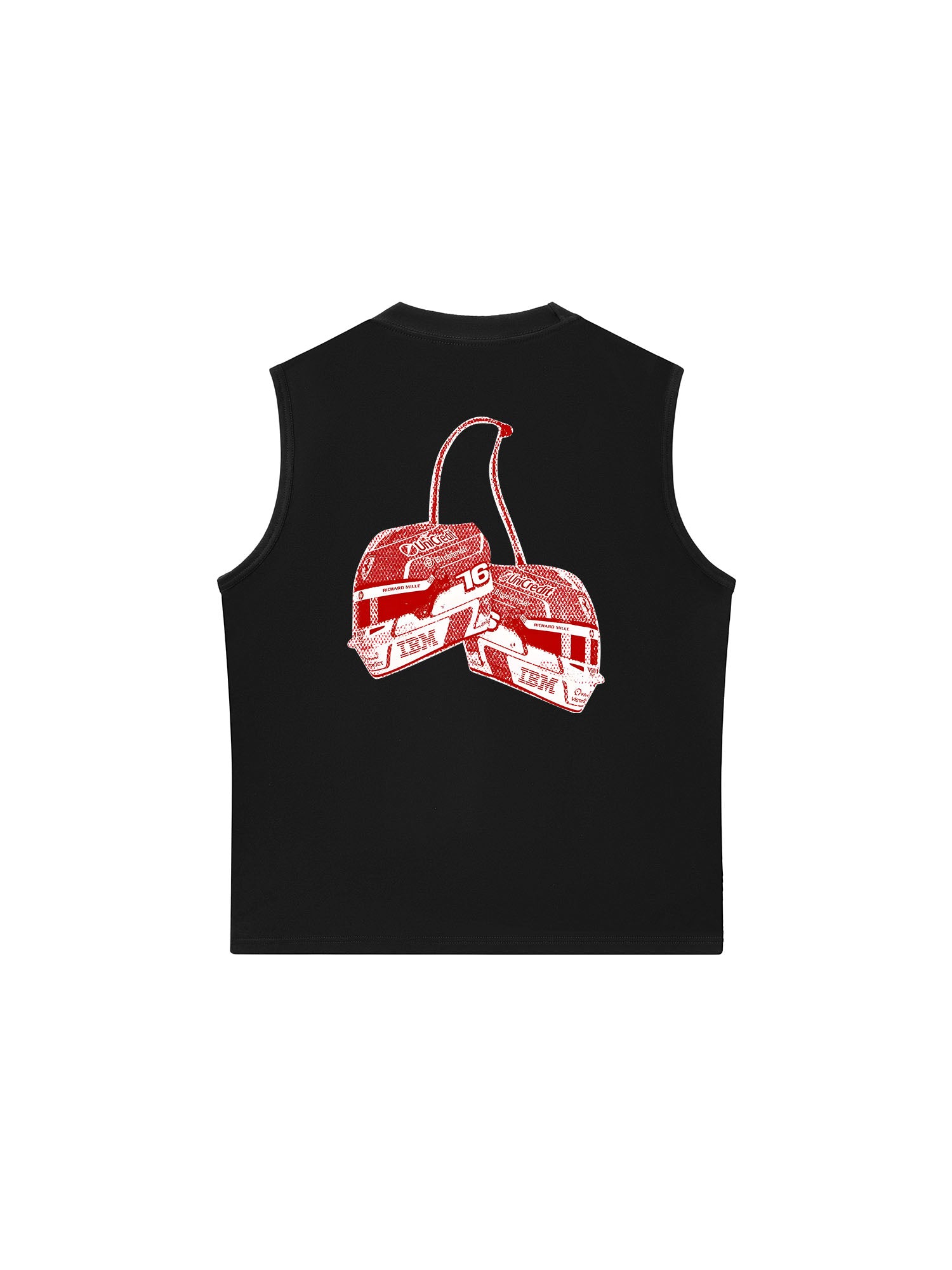 Áo Ba Lỗ Relaxed Fit Ferrari Red Cherry Scuredia