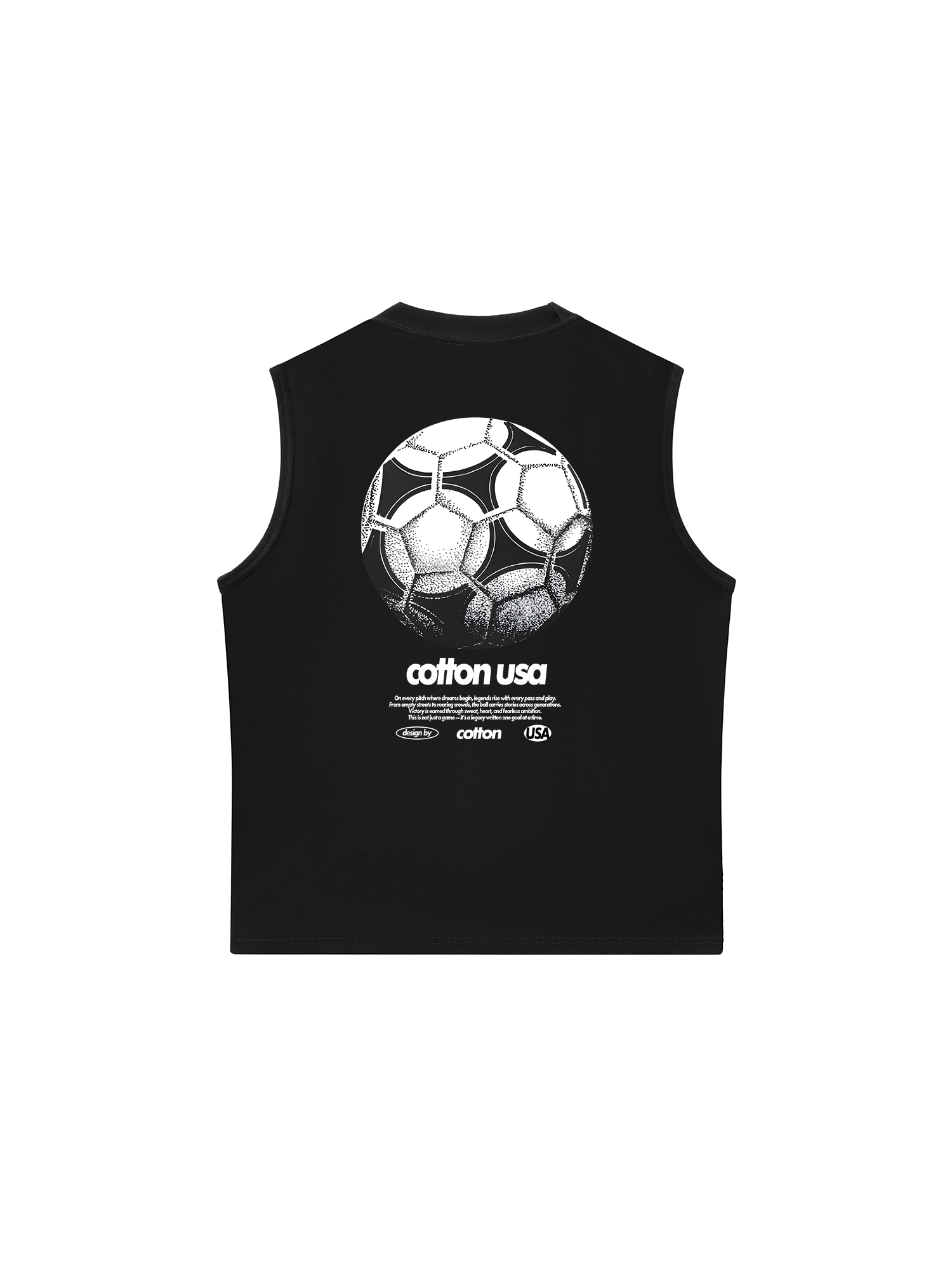 Áo Ba Lỗ Relaxed Fit Soccer Vintage Ball