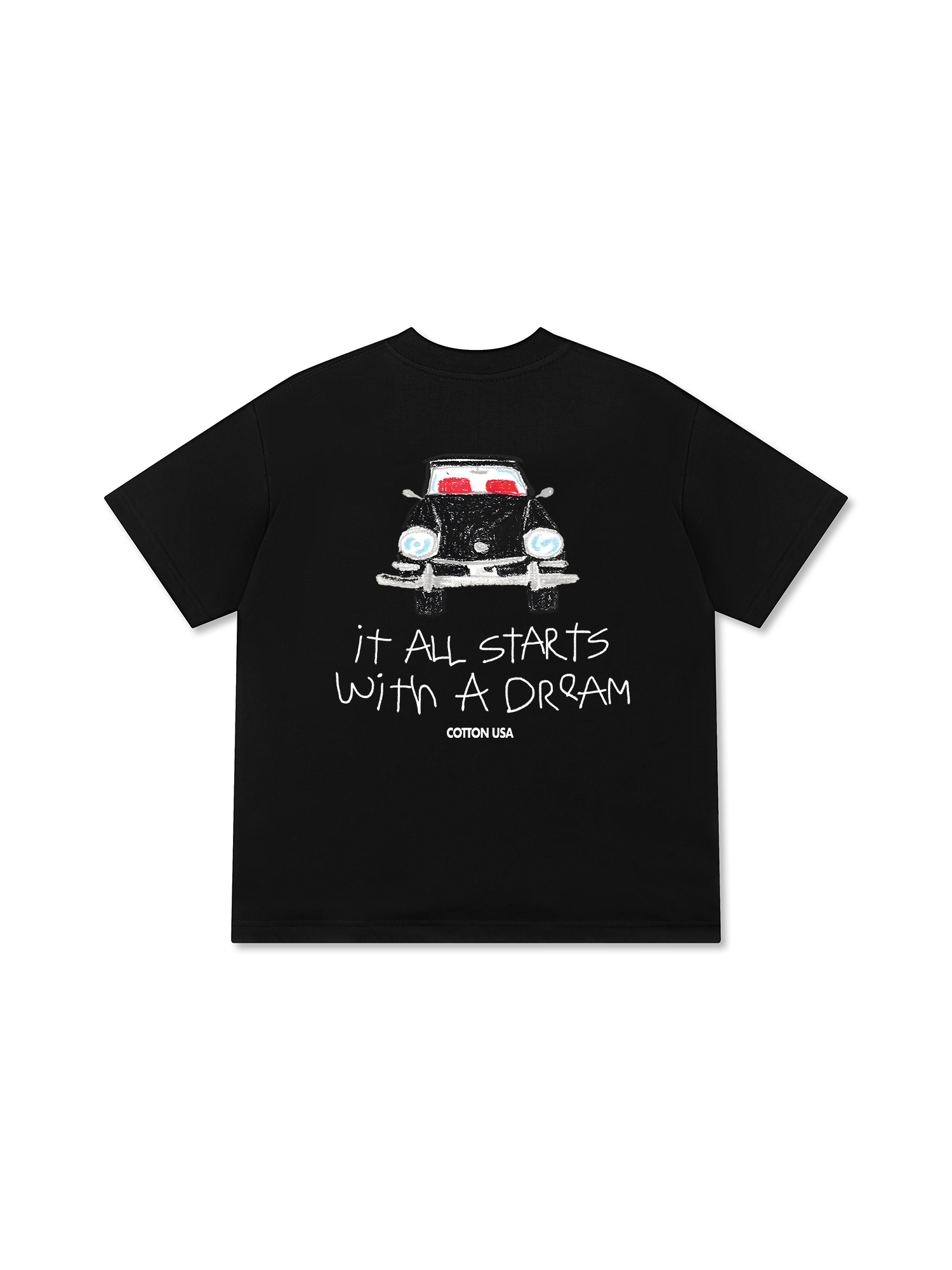 Áo Thun Relaxed Fit Classic Car Dream Crayon