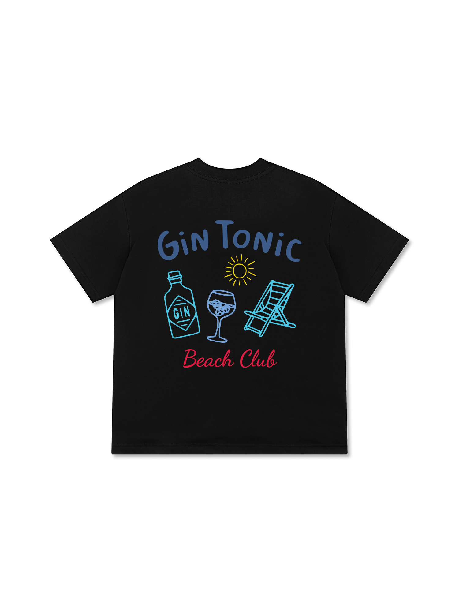 Áo Thun Relaxed Fit Gin Tonic Beach Club