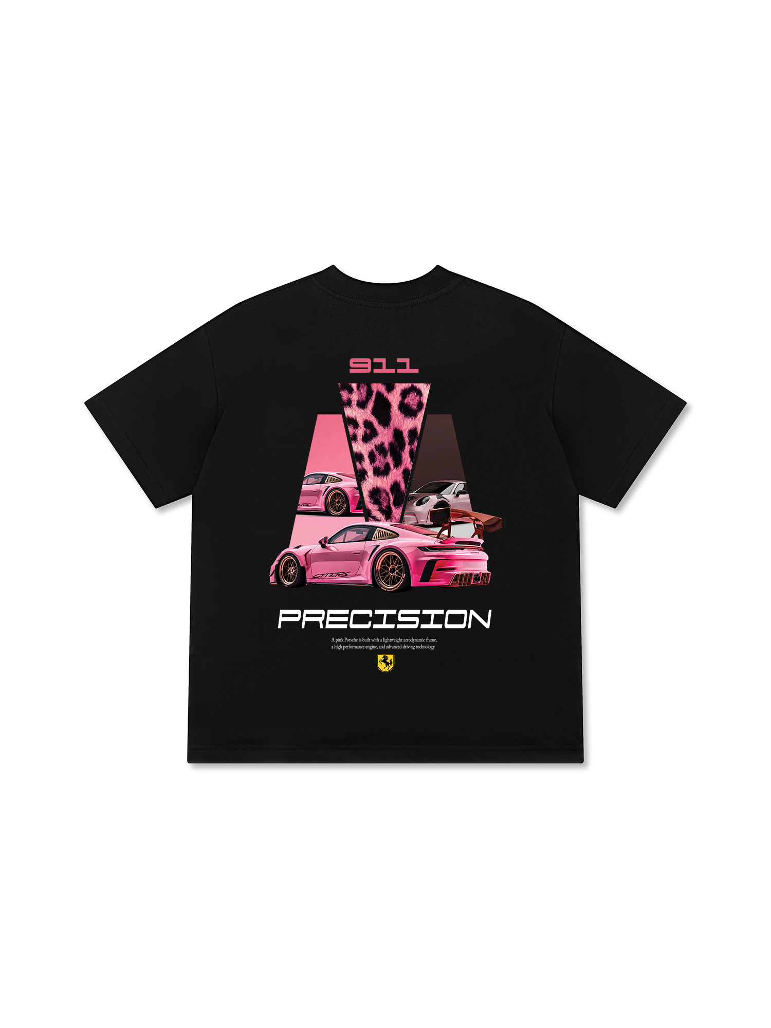 Áo Thun Relaxed Fit Leopard Pink 911