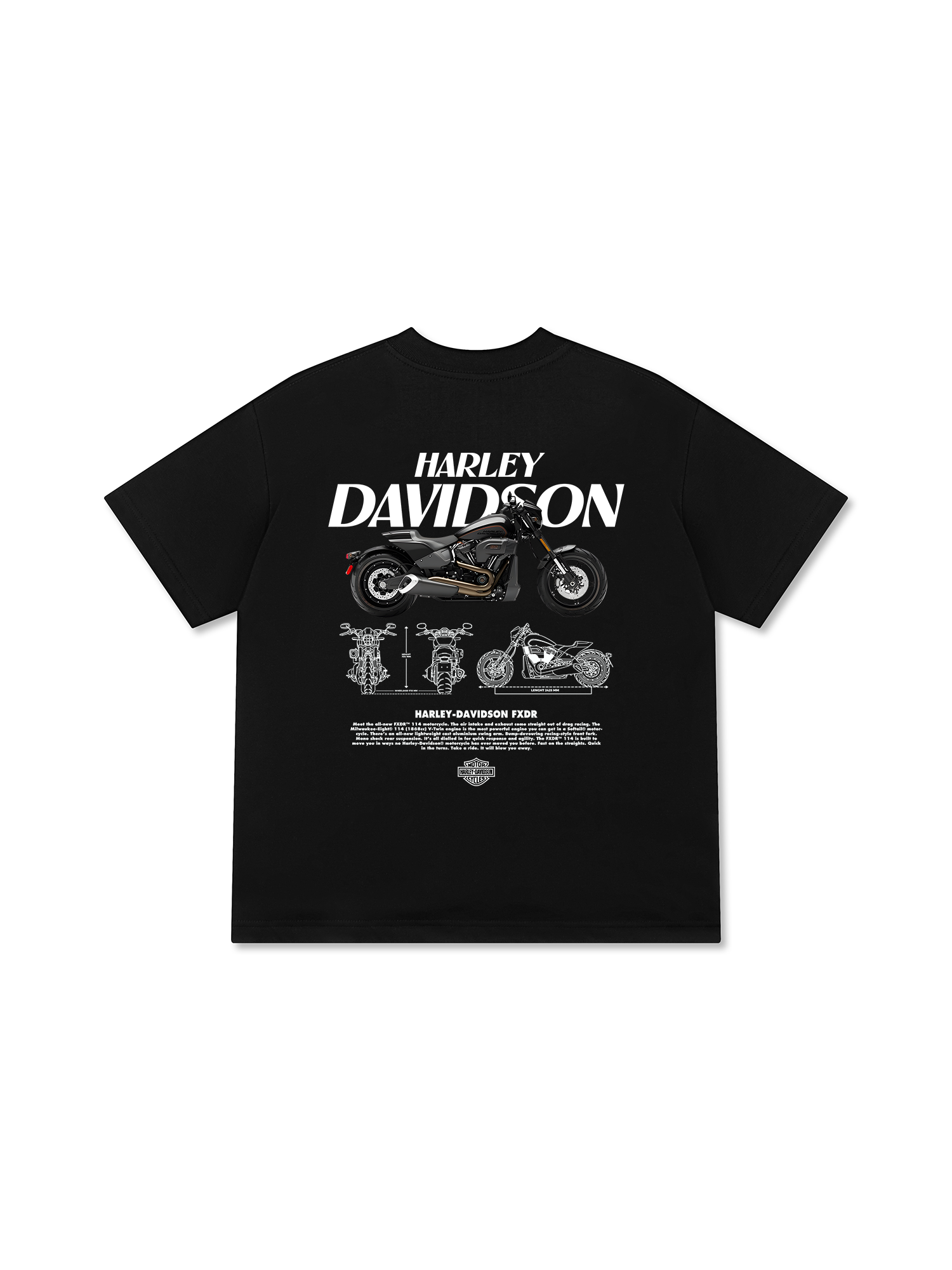 Áo Thun Relaxed Fit Dark Horse Rider Davidson