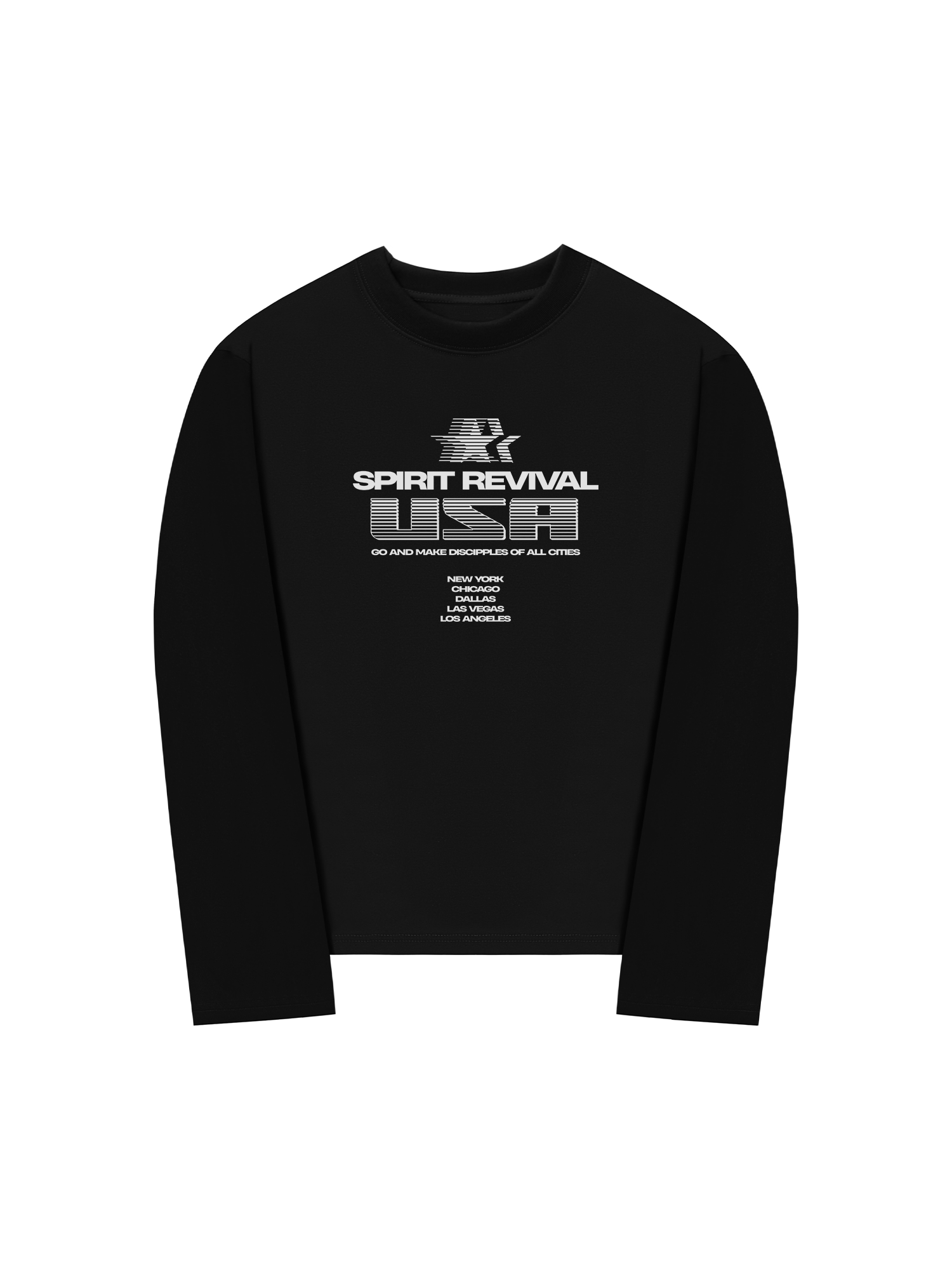 Áo Thun Dài Tay USA Spirit Revival