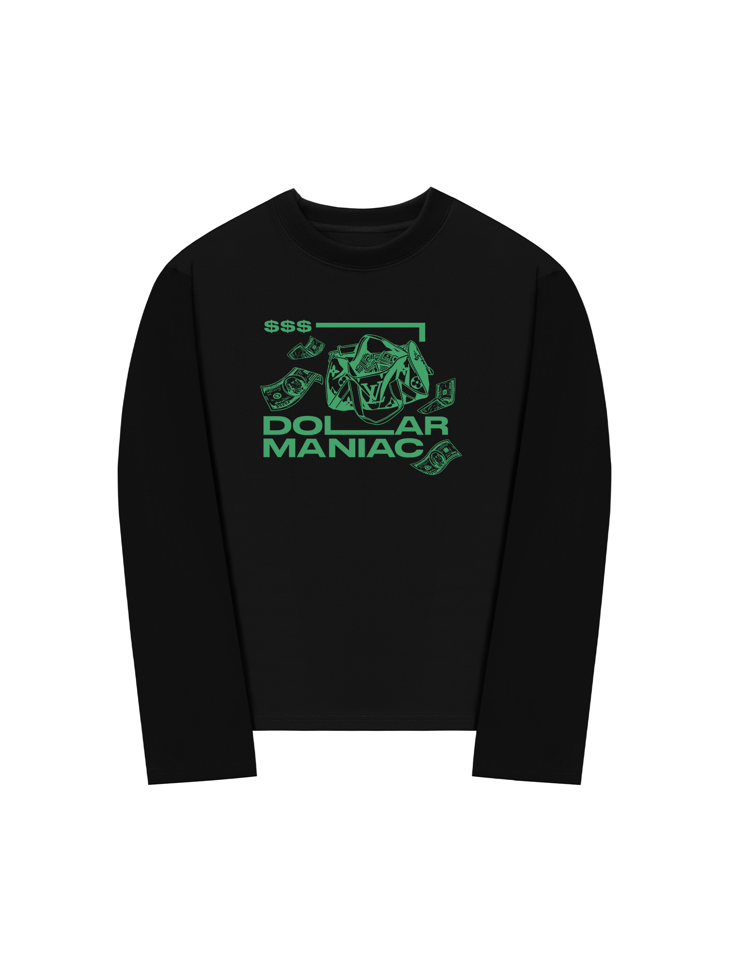 Áo Thun Dài Tay Money Dolar Maniac