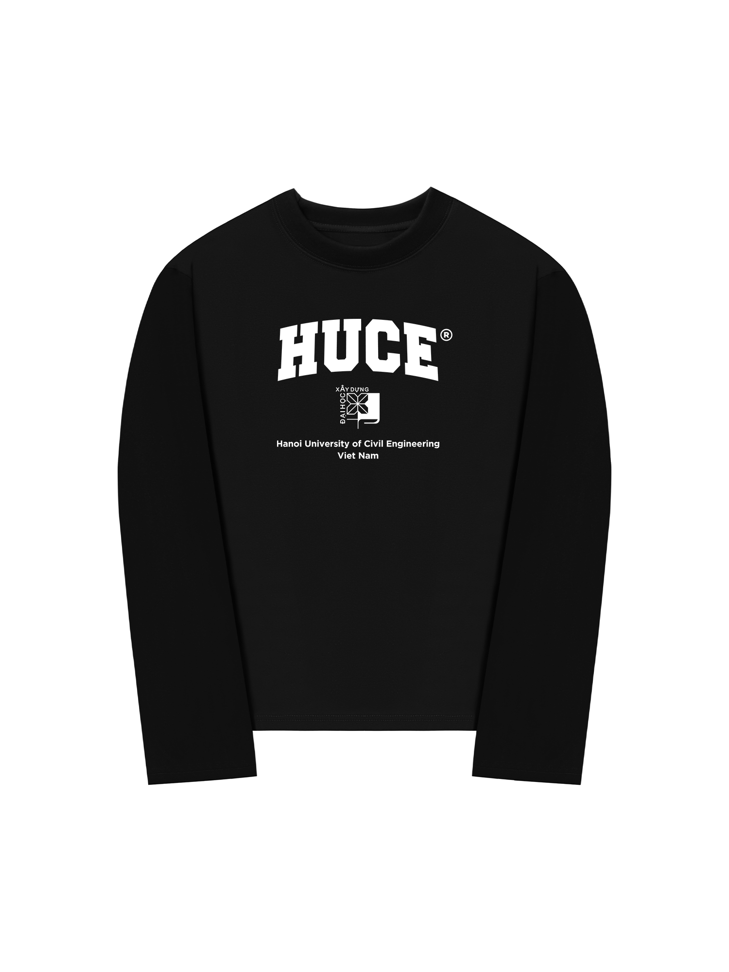 Áo Thun Dài Tay HUCE - Hanoi University of Civil Engineering