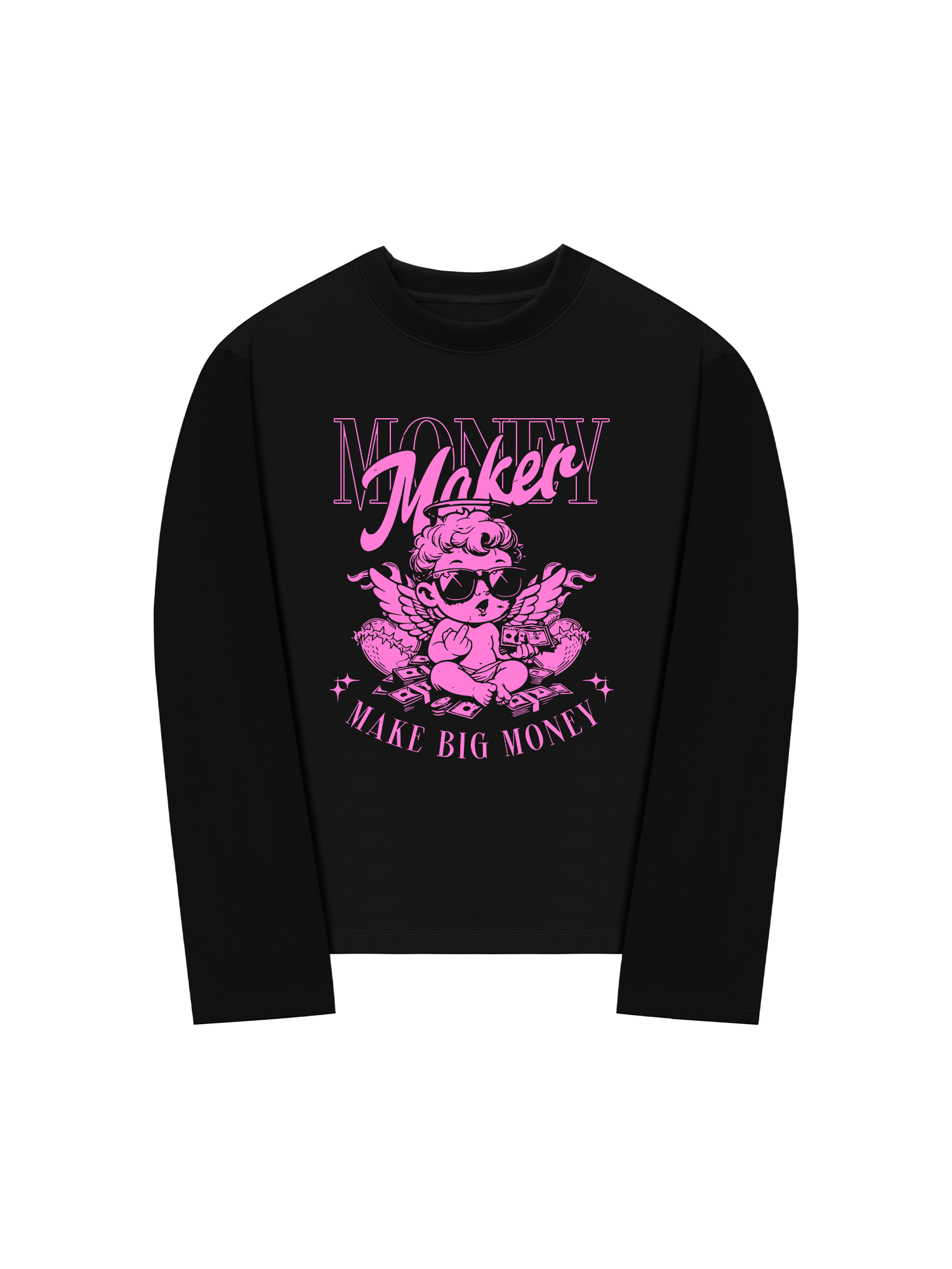 Áo Thun Dài Tay Money Maker Make Big