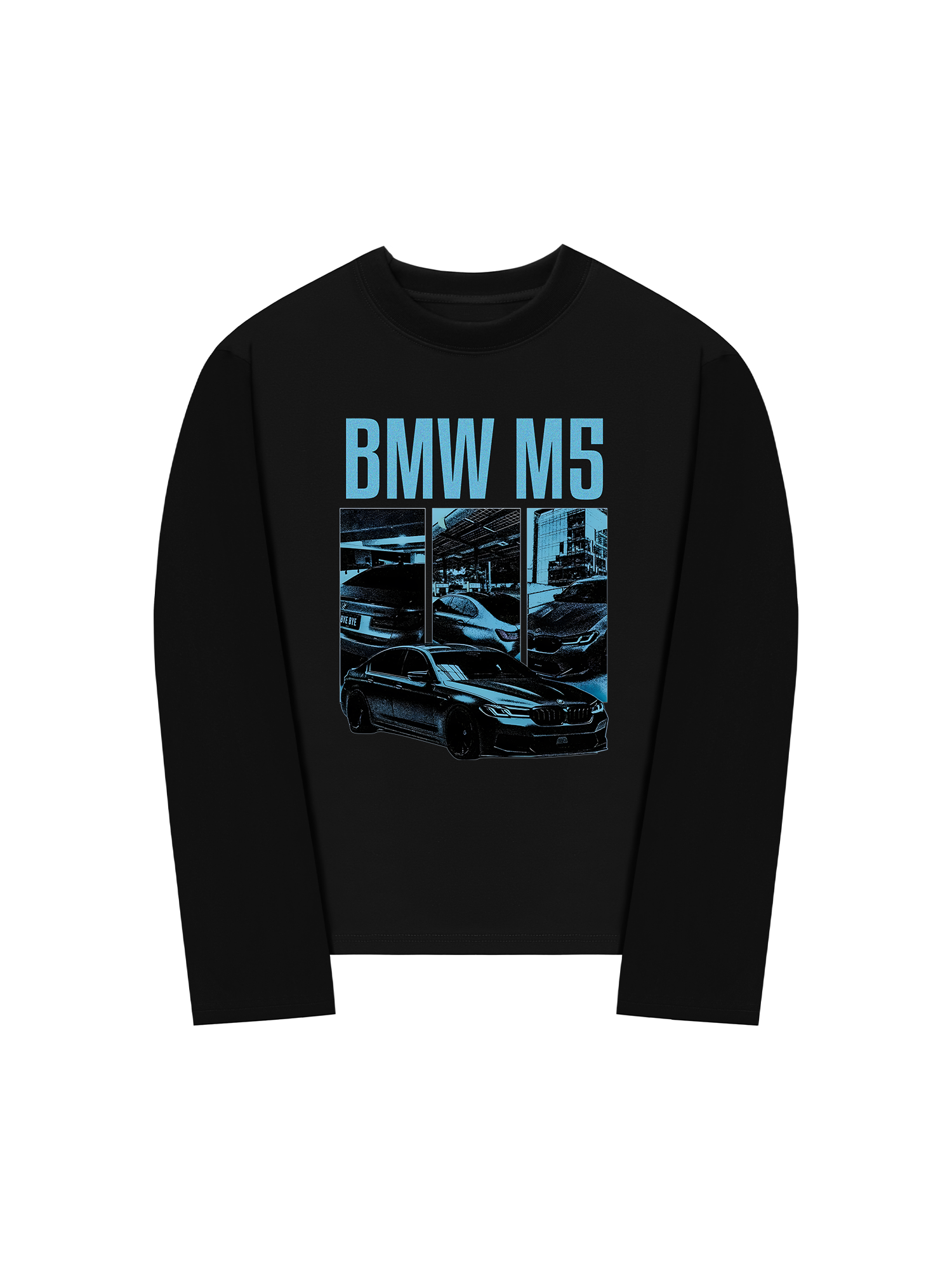 Áo Thun Dài Tay BMW M5 Dark Blue