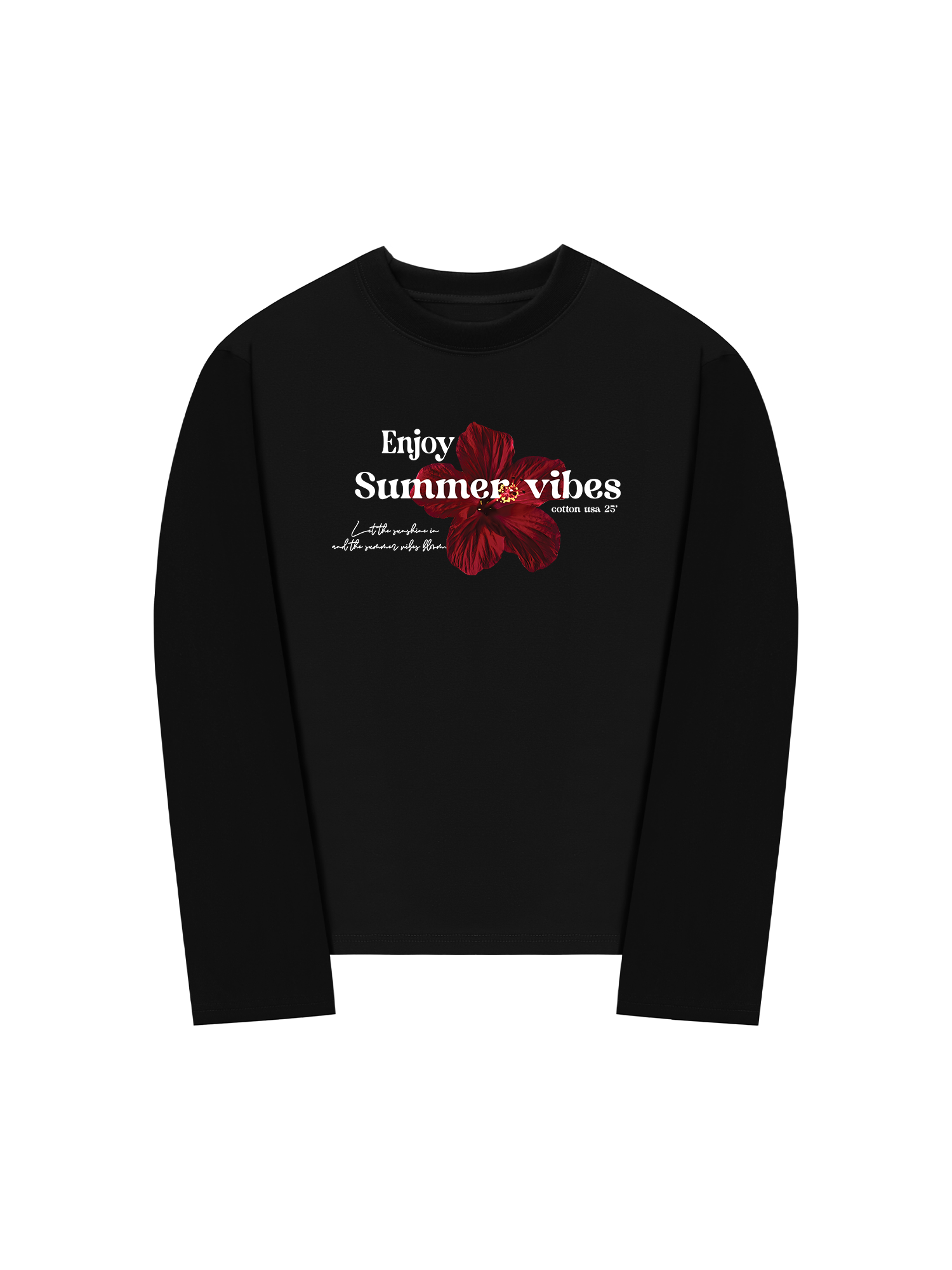 Áo Thun Dài Tay Floral Enjoy Summer