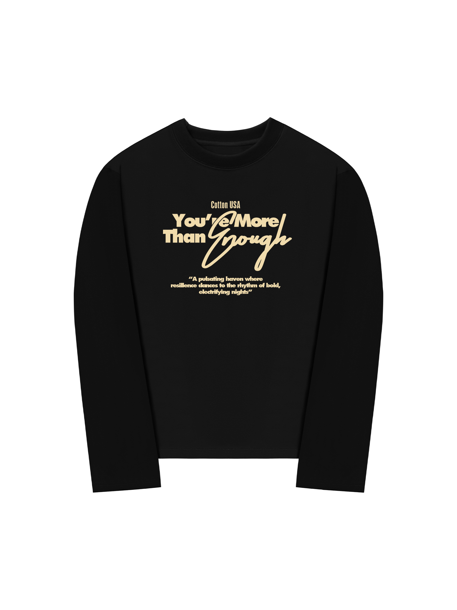 Áo Thun Dài Tay USA More Than Enough