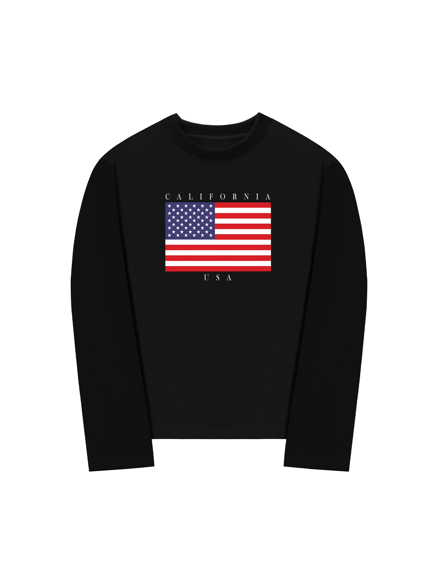 Áo Thun Dài Tay USA California Basic Style