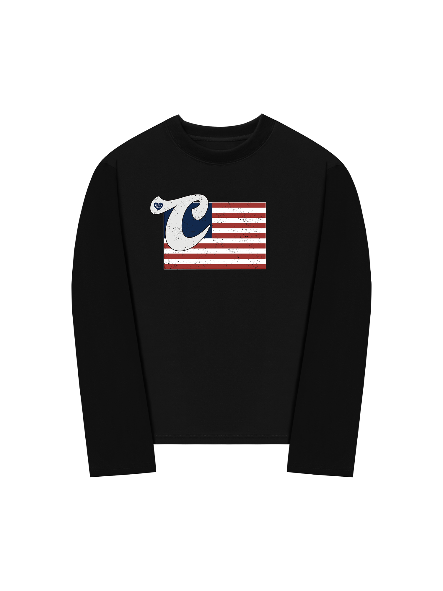 Áo Thun Dài Tay USA Vintage Flag