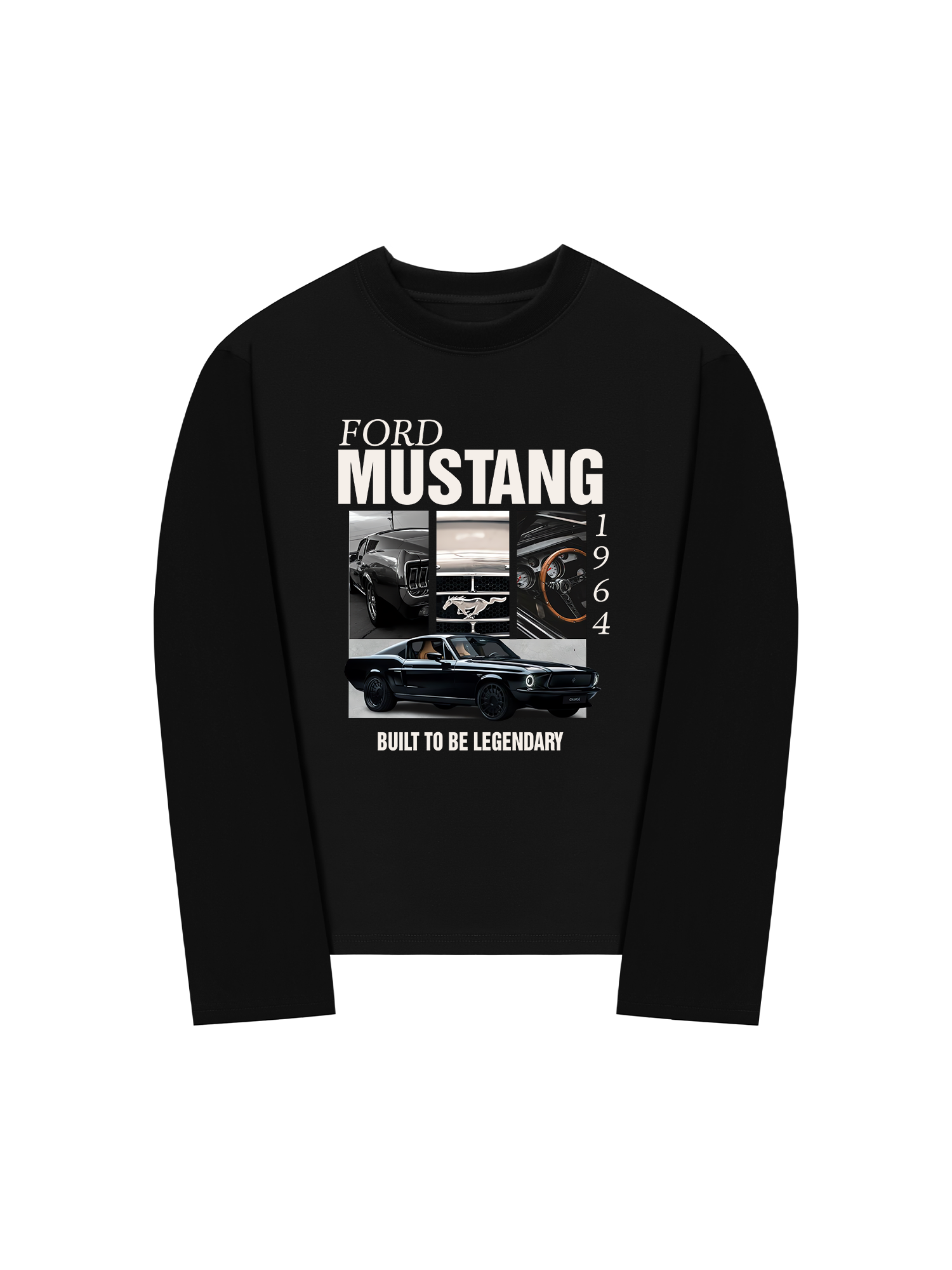 Áo Thun Dài Tay Ford Built To Be Legendary