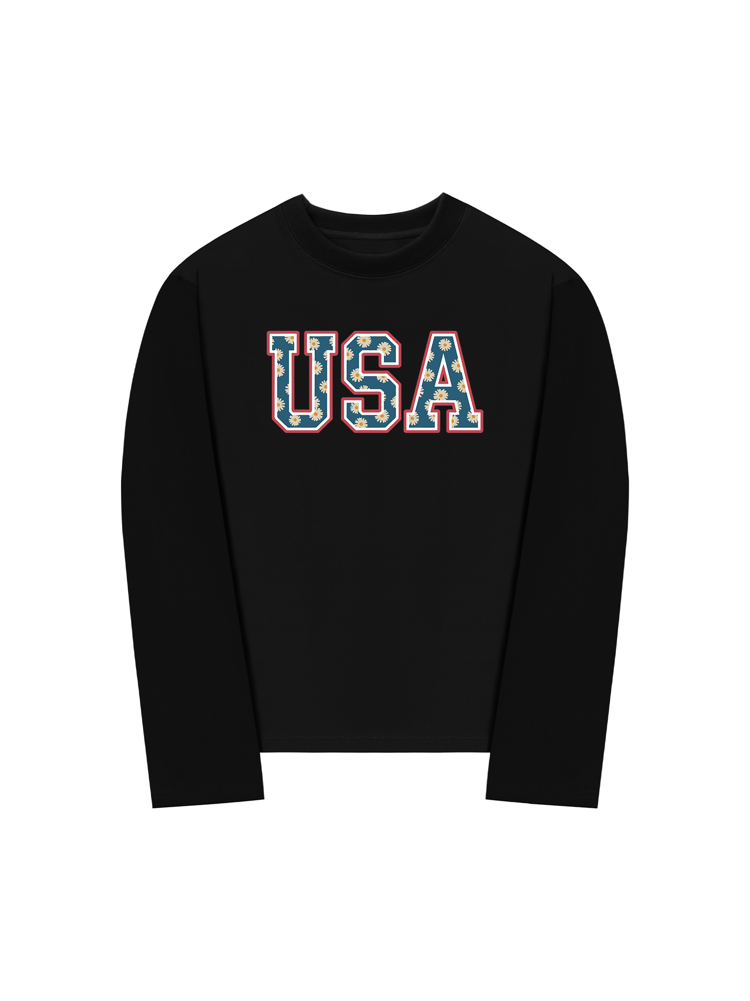 Áo Thun Dài Tay USA Daisy Season