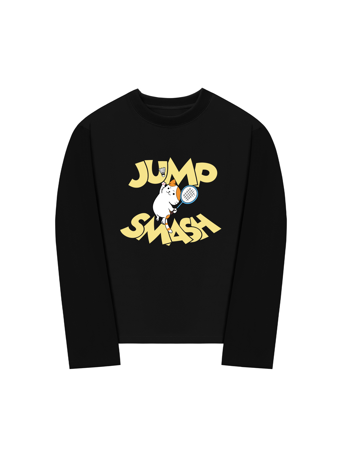 Áo Thun Dài Tay Badminton Cat Jump Smash