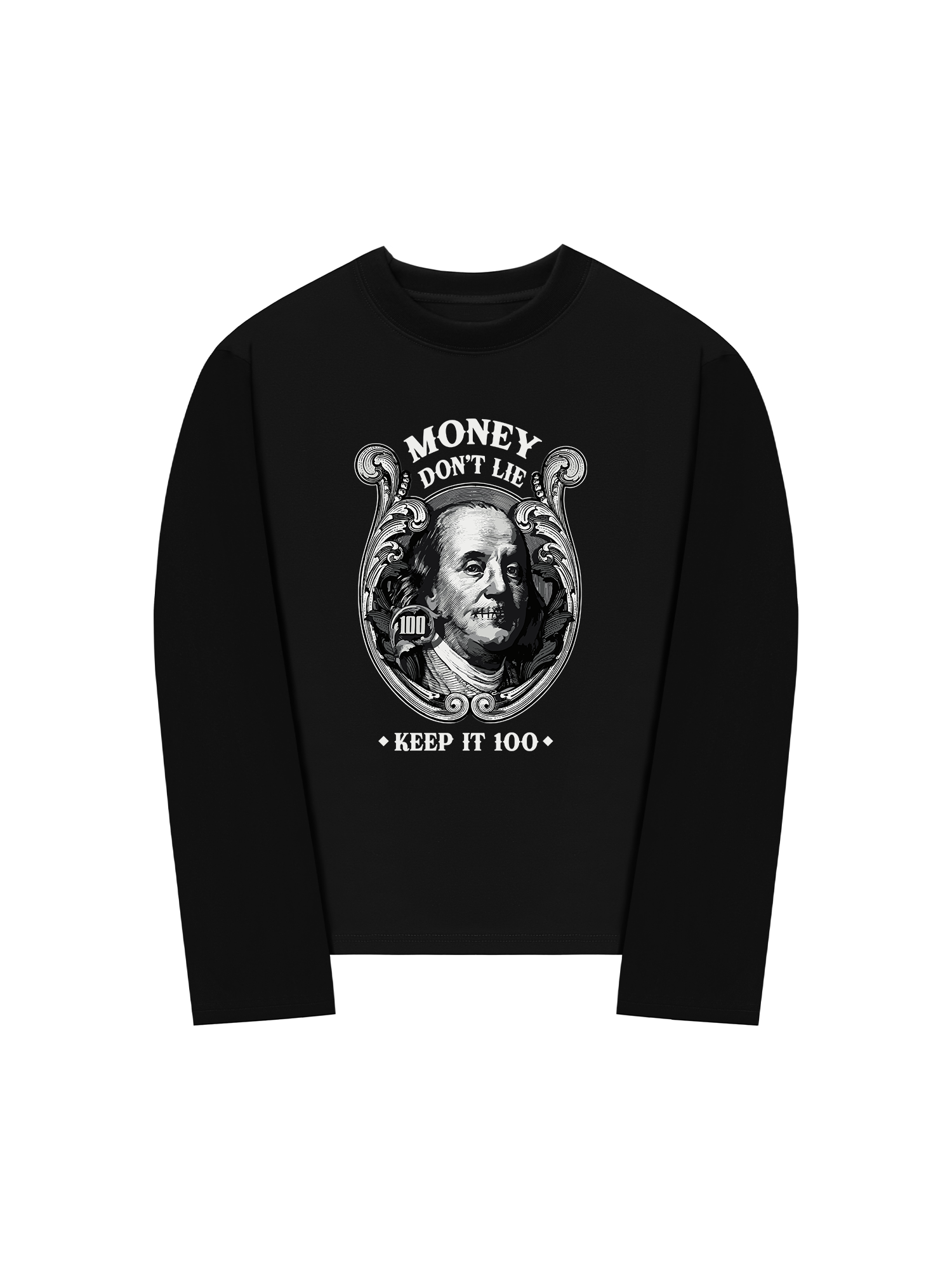 Áo Thun Dài Tay Money Don_t Lie