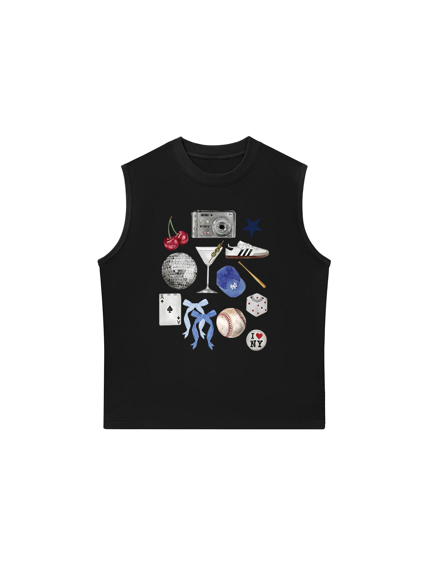 Áo Ba Lỗ Relaxed Fit Baseball Cute Things