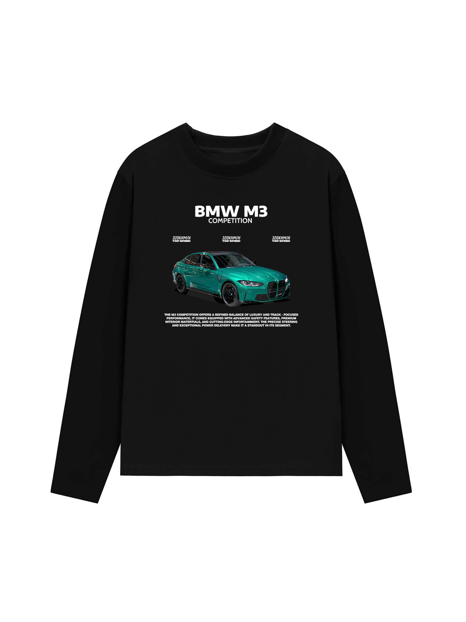 Áo Thun Dài Tay BMW M3 Competition