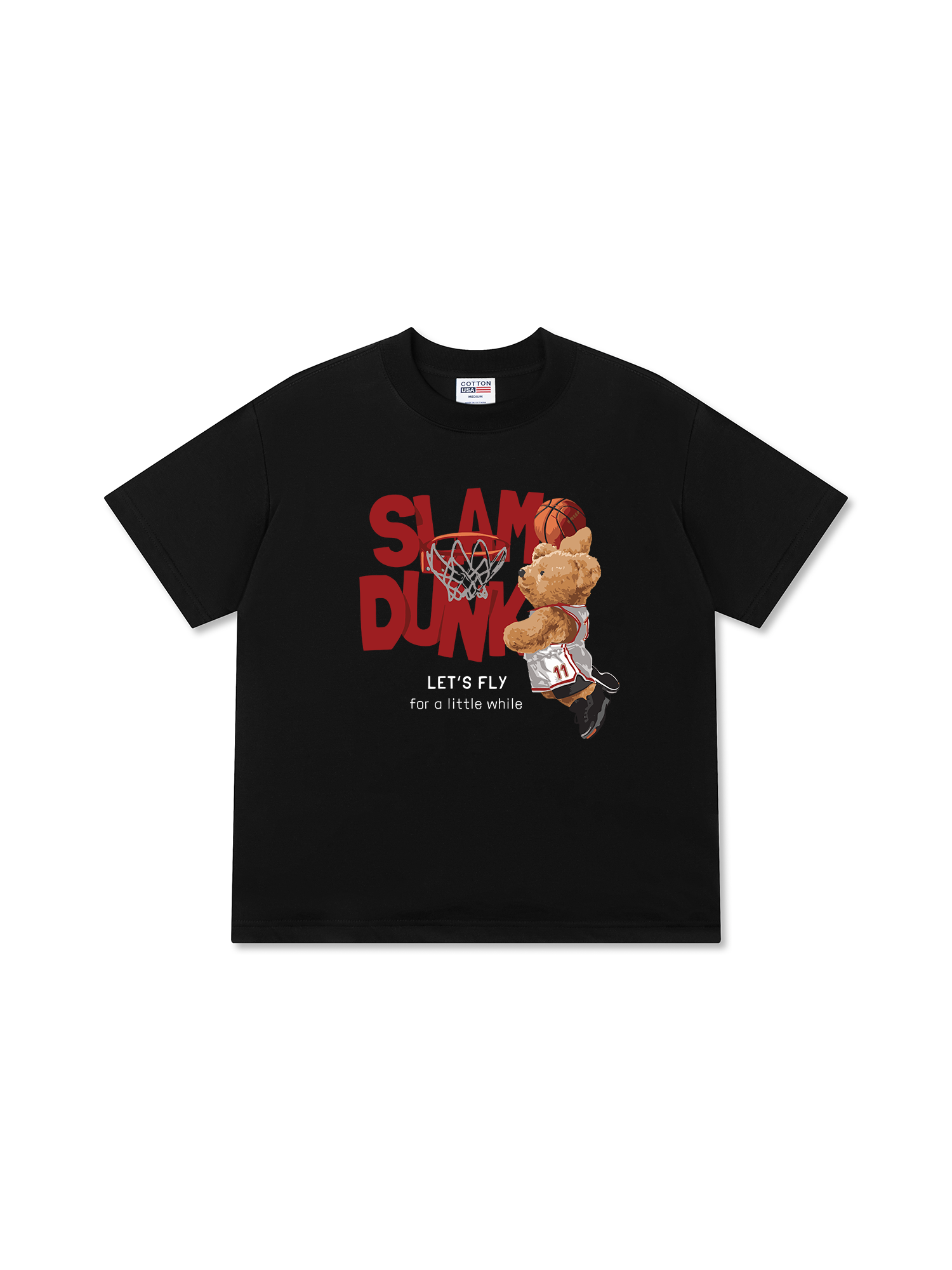 Áo Thun Relaxed Fit Basketball Slam Dunk