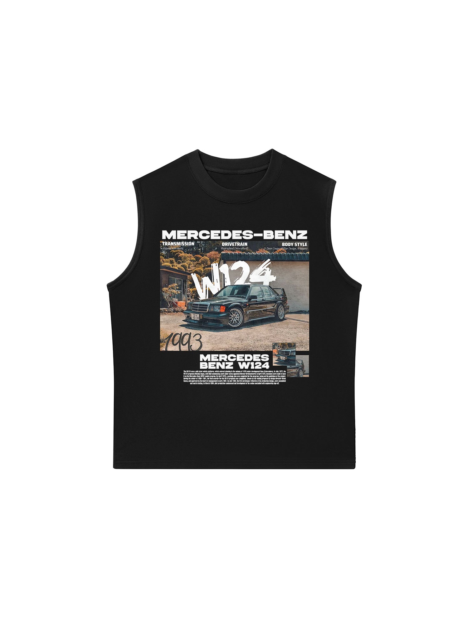 Áo Ba Lỗ Relaxed Fit Mercedes W124 1993