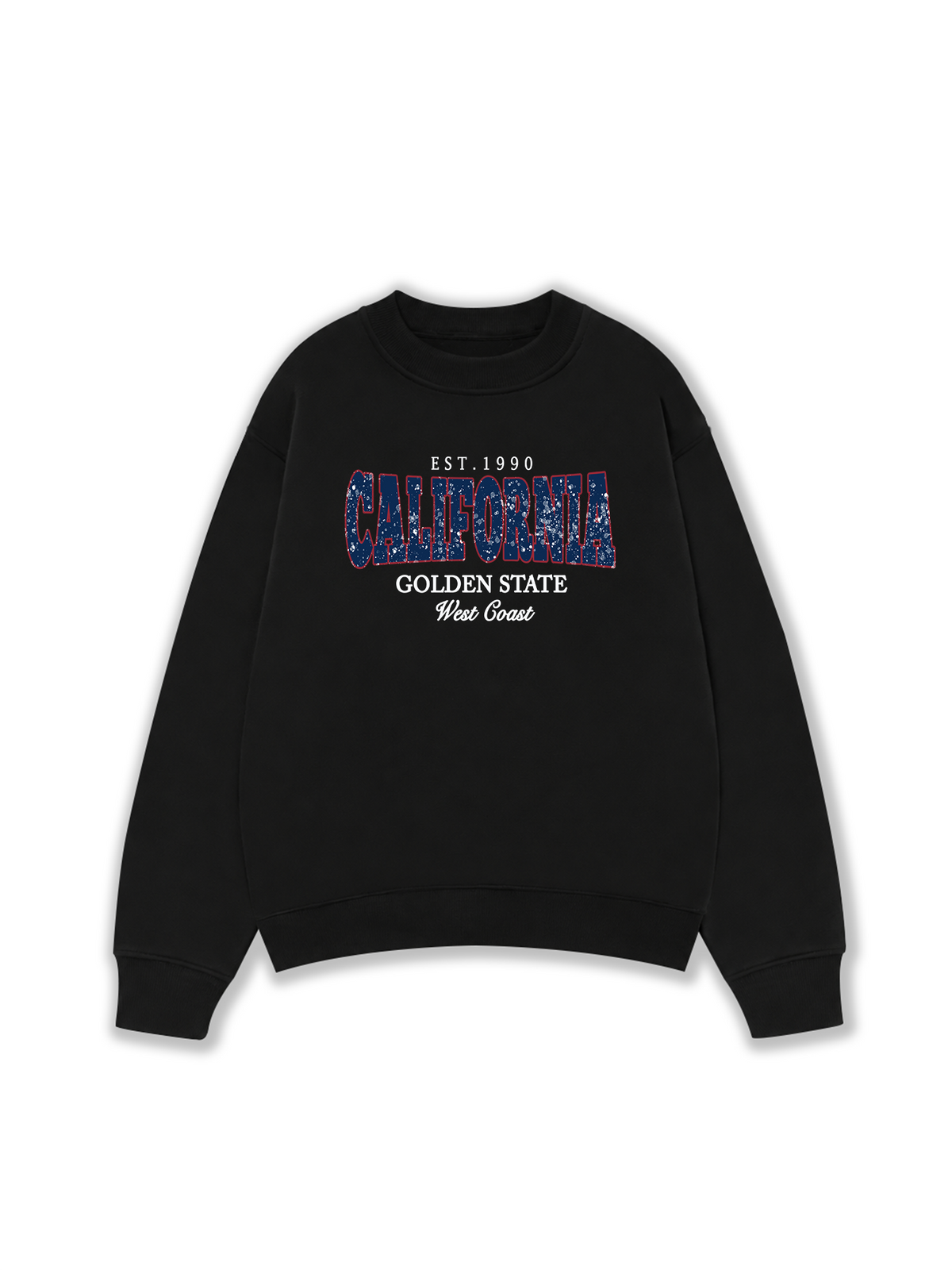 Áo Sweater Nỉ Hai Da California West Coast