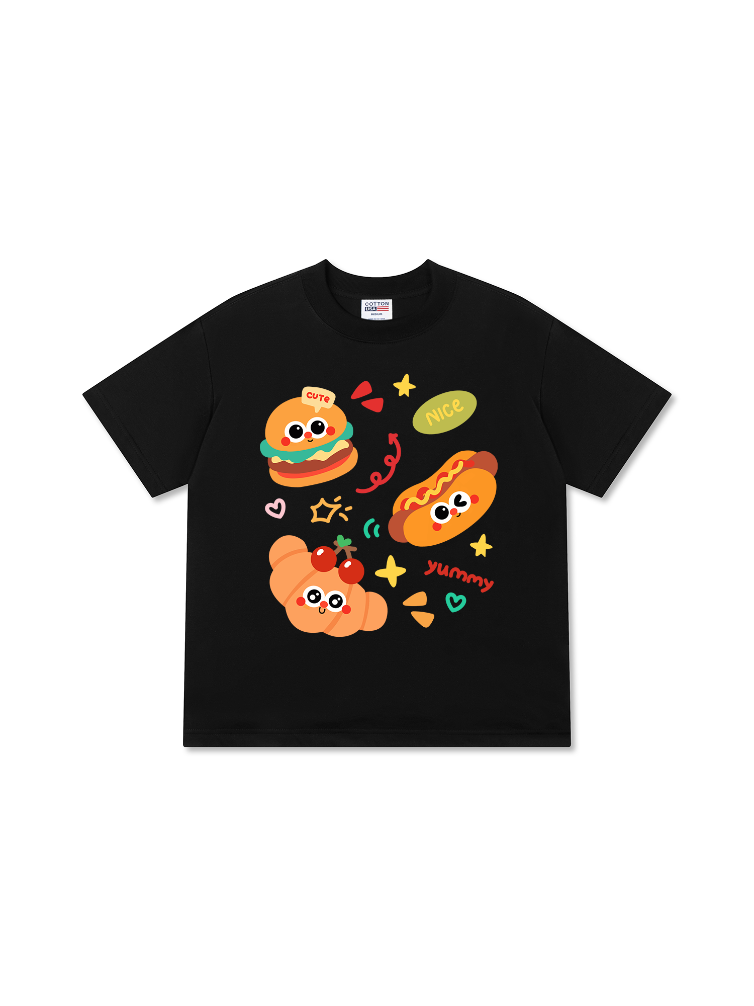 Áo Thun Relaxed Fit Yummy Mood Triple Cute