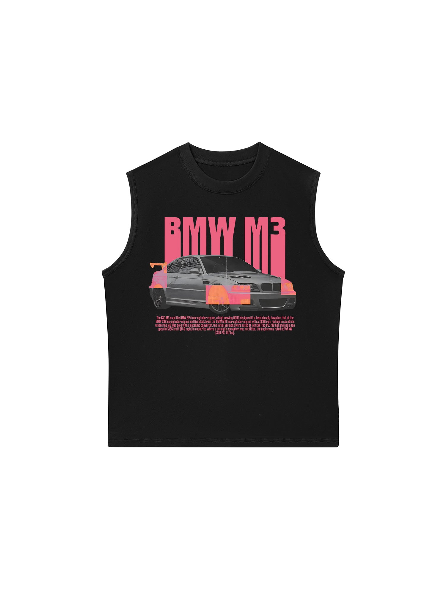 Áo Ba Lỗ Relaxed Fit BMW Glitch M3