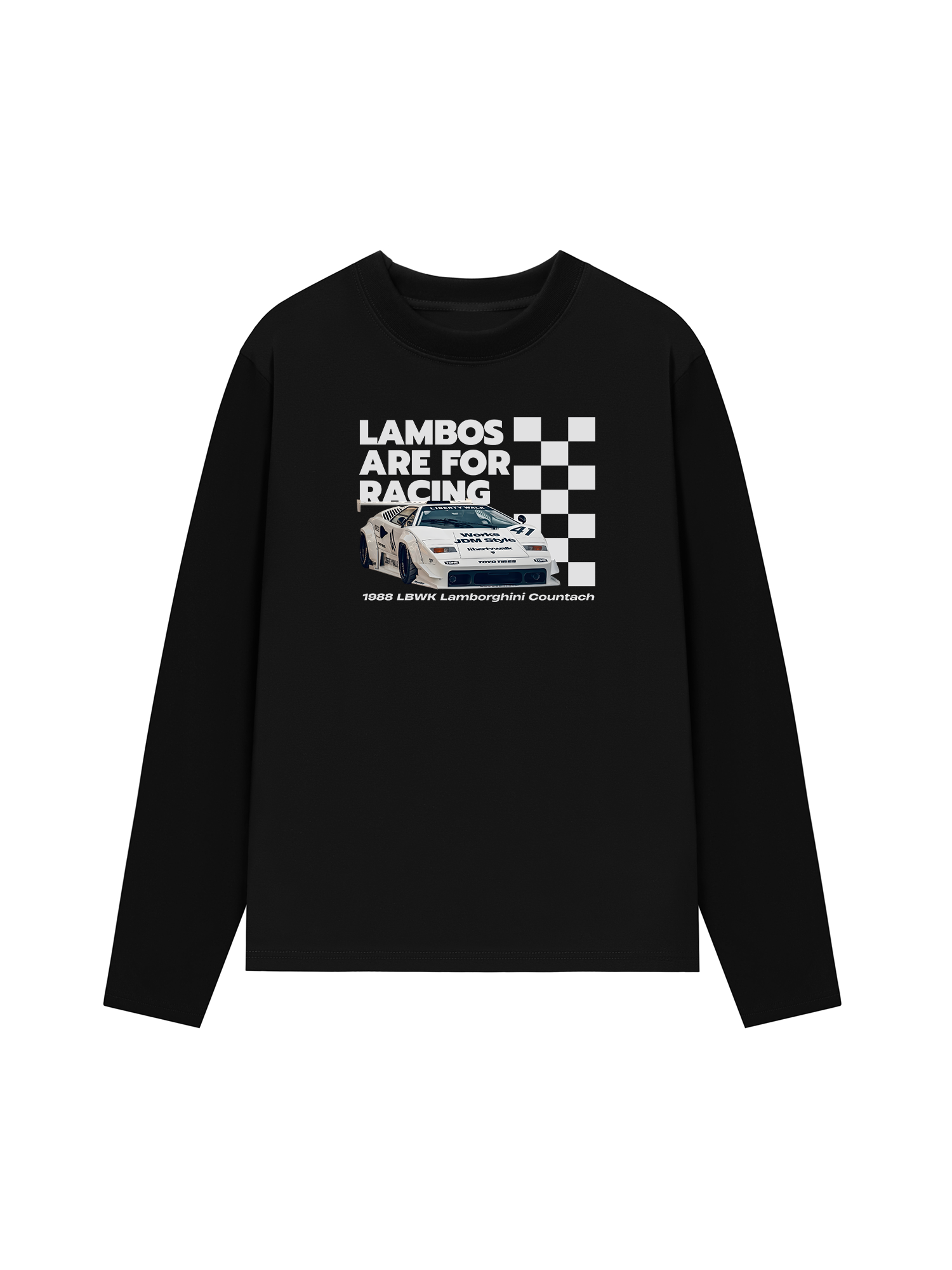 Áo Thun Dài Tay Lamborghini Are For Racing