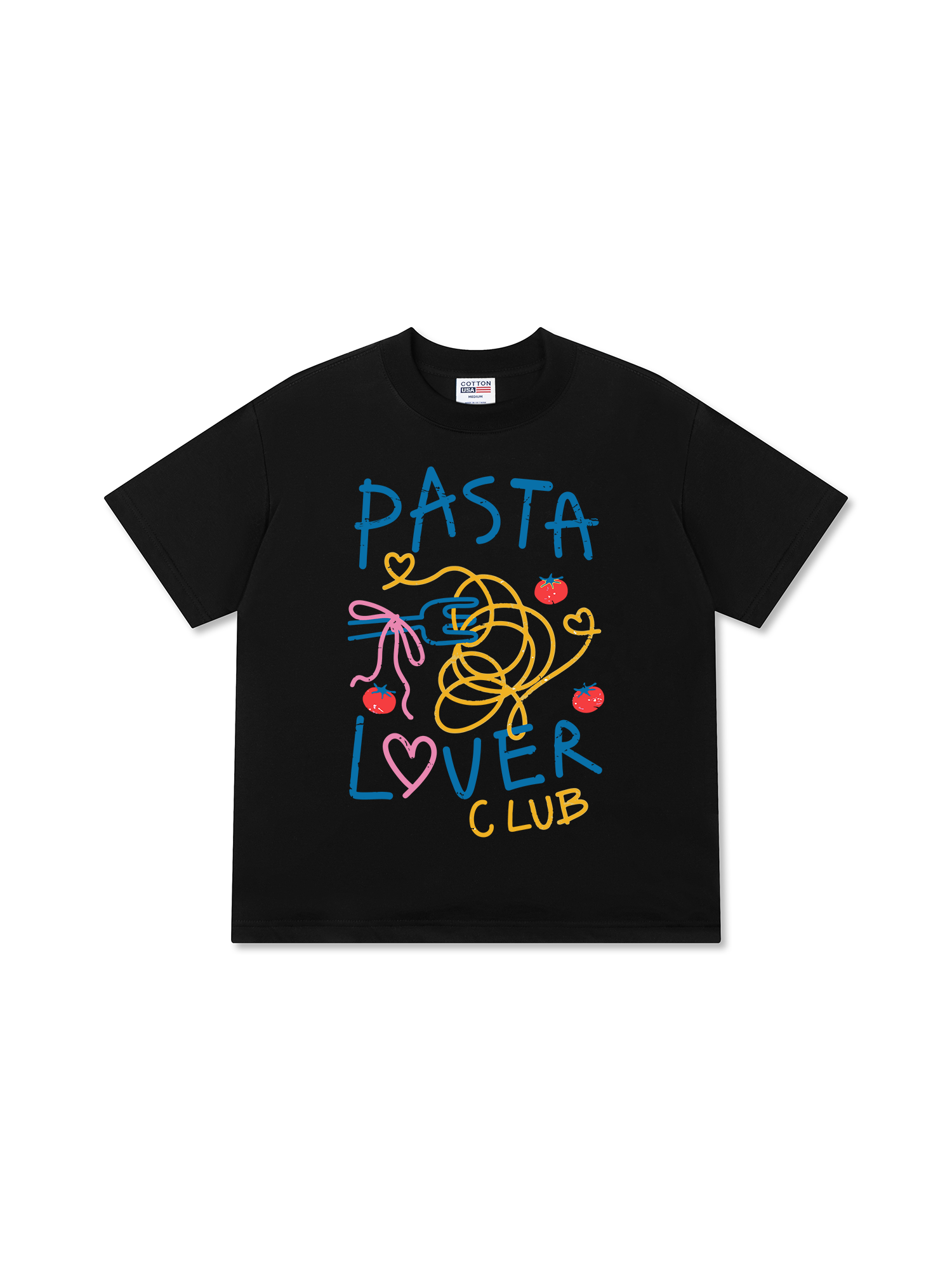 Áo Thun Relaxed Fit Yummy Mood Pasta Lover Club