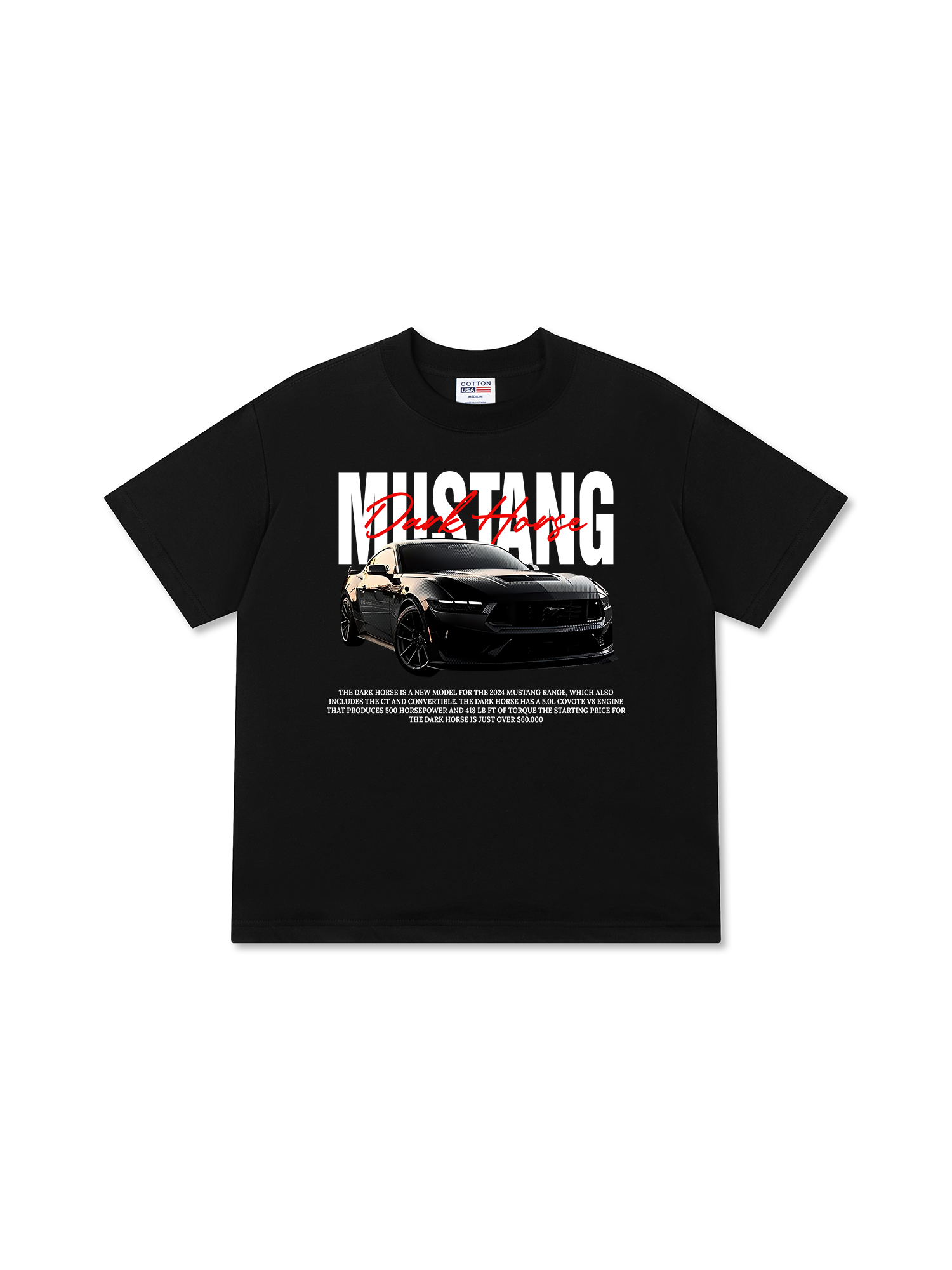 Áo Thun Relaxed Fit Ford Mustang Dark Horse