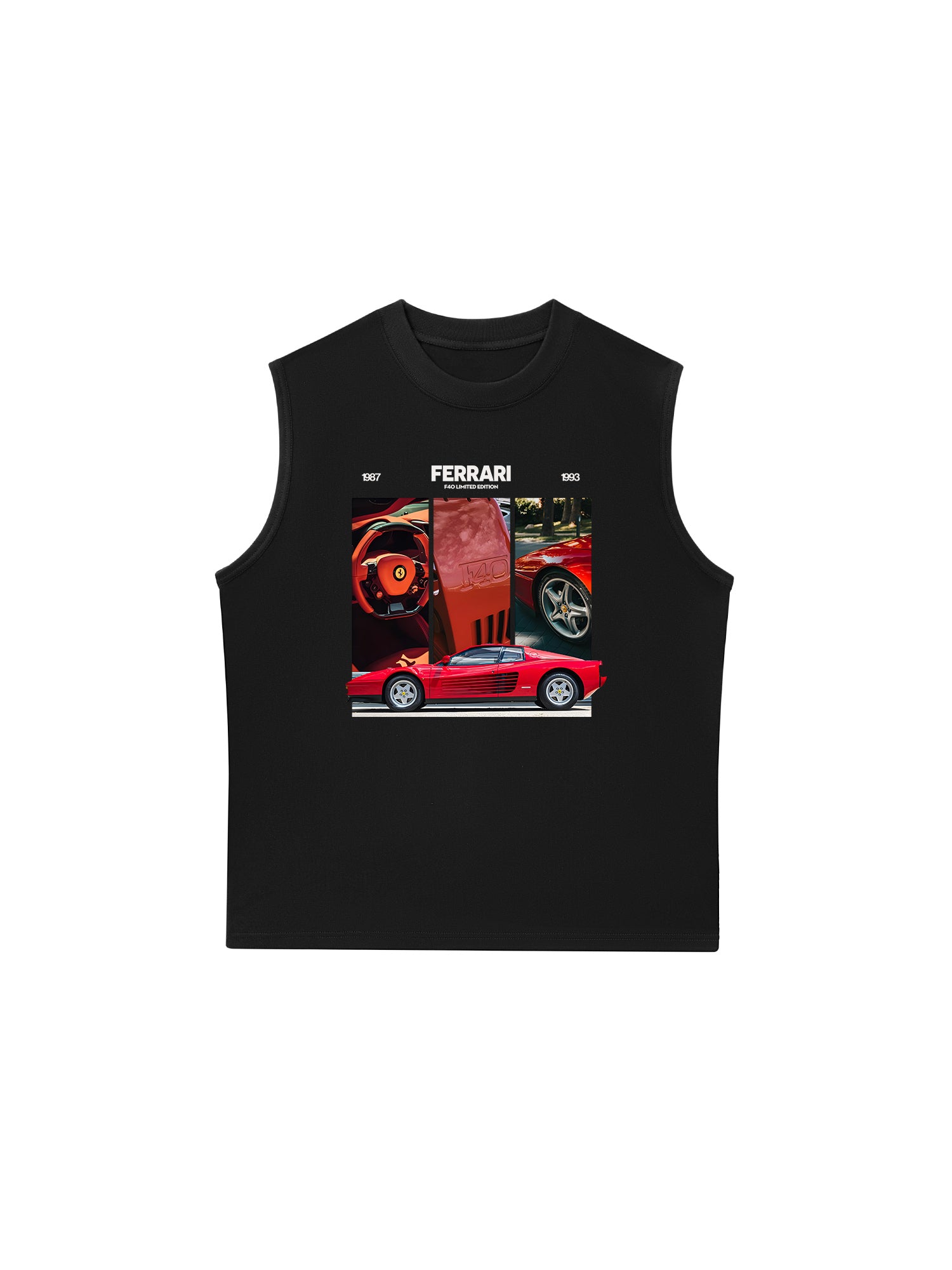 Áo Ba Lỗ Relaxed Fit Ferrari F40 Limited Edition