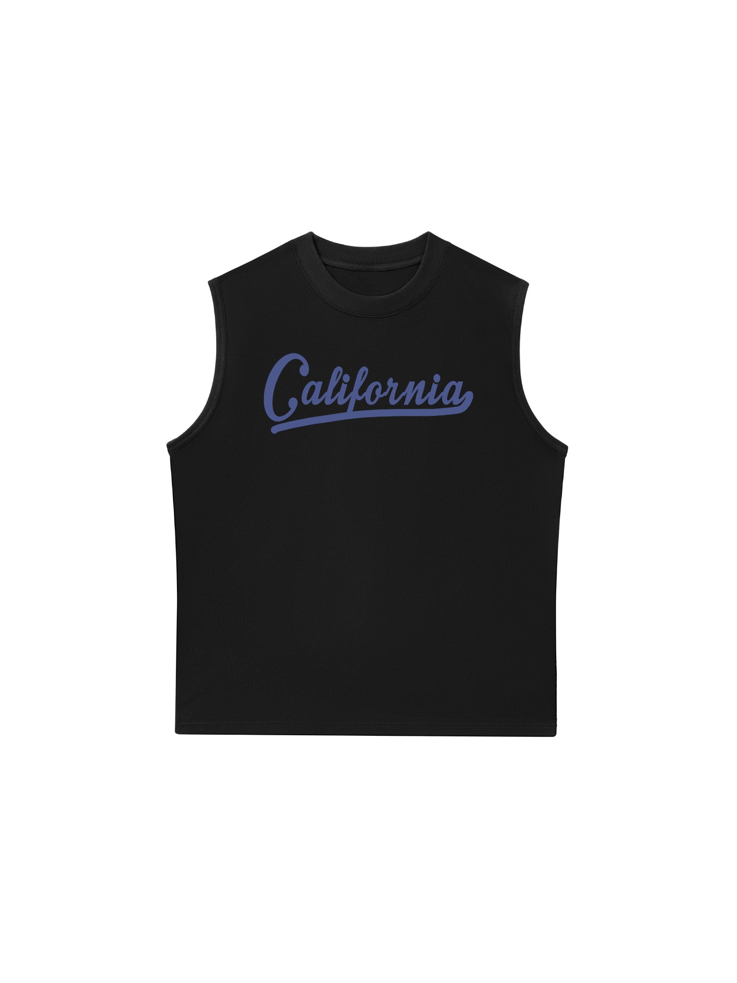 Áo Ba Lỗ Relaxed Fit USA Califorinia Blue