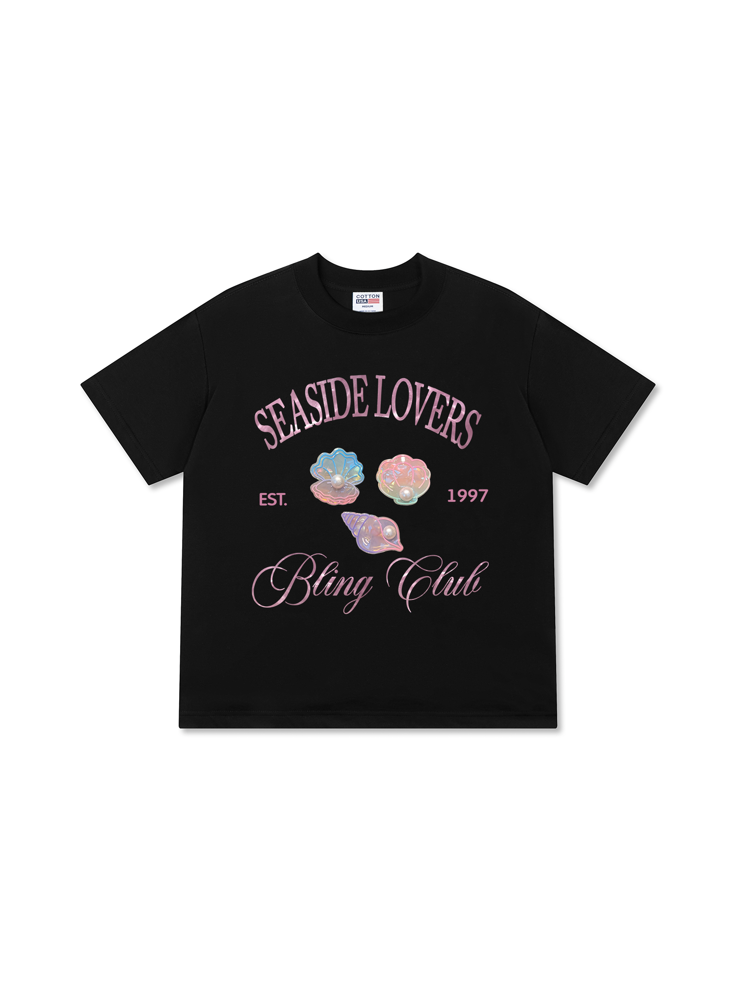 Áo Thun Relaxed Fit Bling Club Seaside