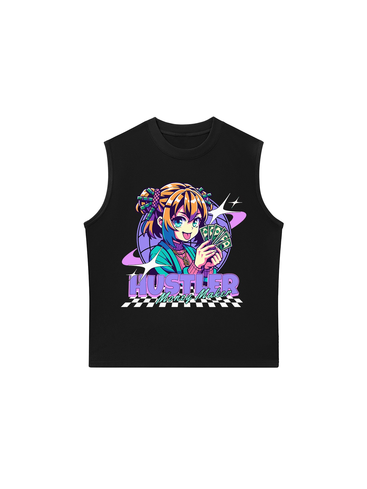 Áo Ba Lỗ Relaxed Fit Money Hustler Maker