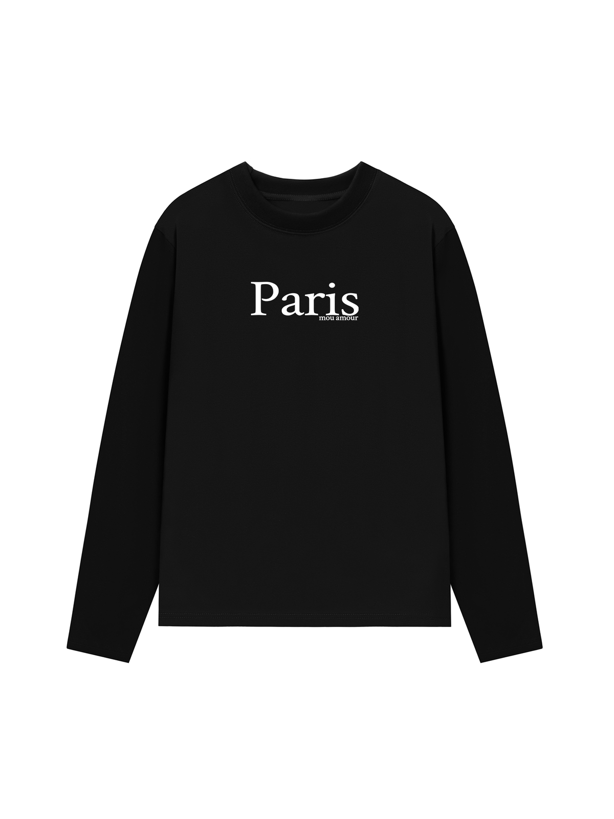 Áo Thun Dài Tay Paris Mou Amour