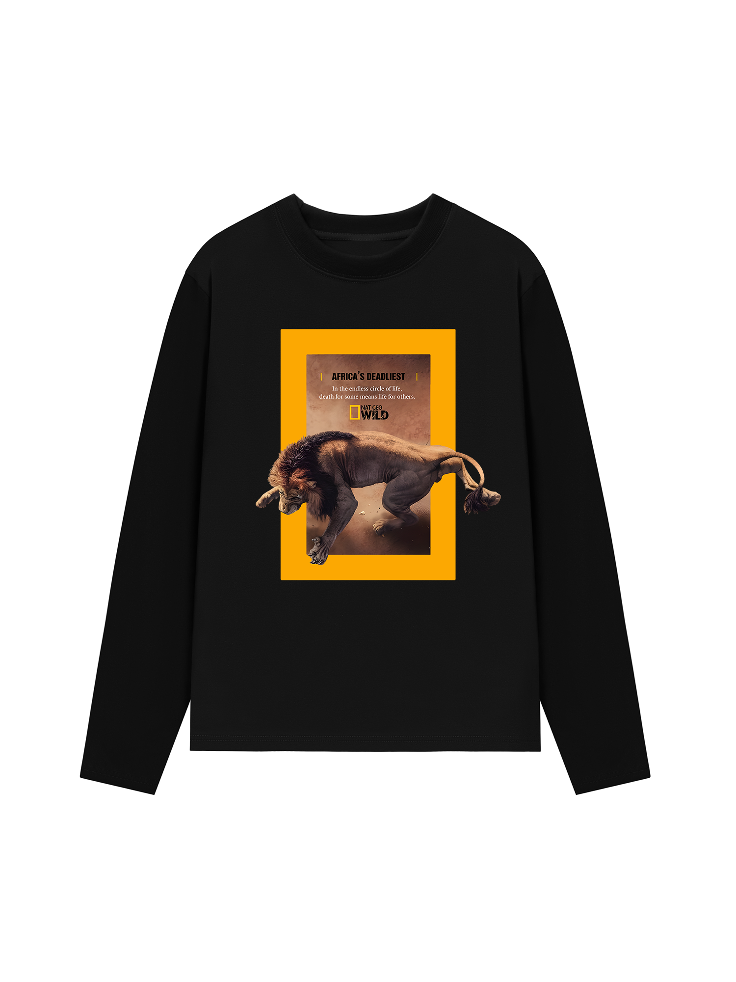 Áo Thun Dài Tay Wild Life Africa's Deadliest