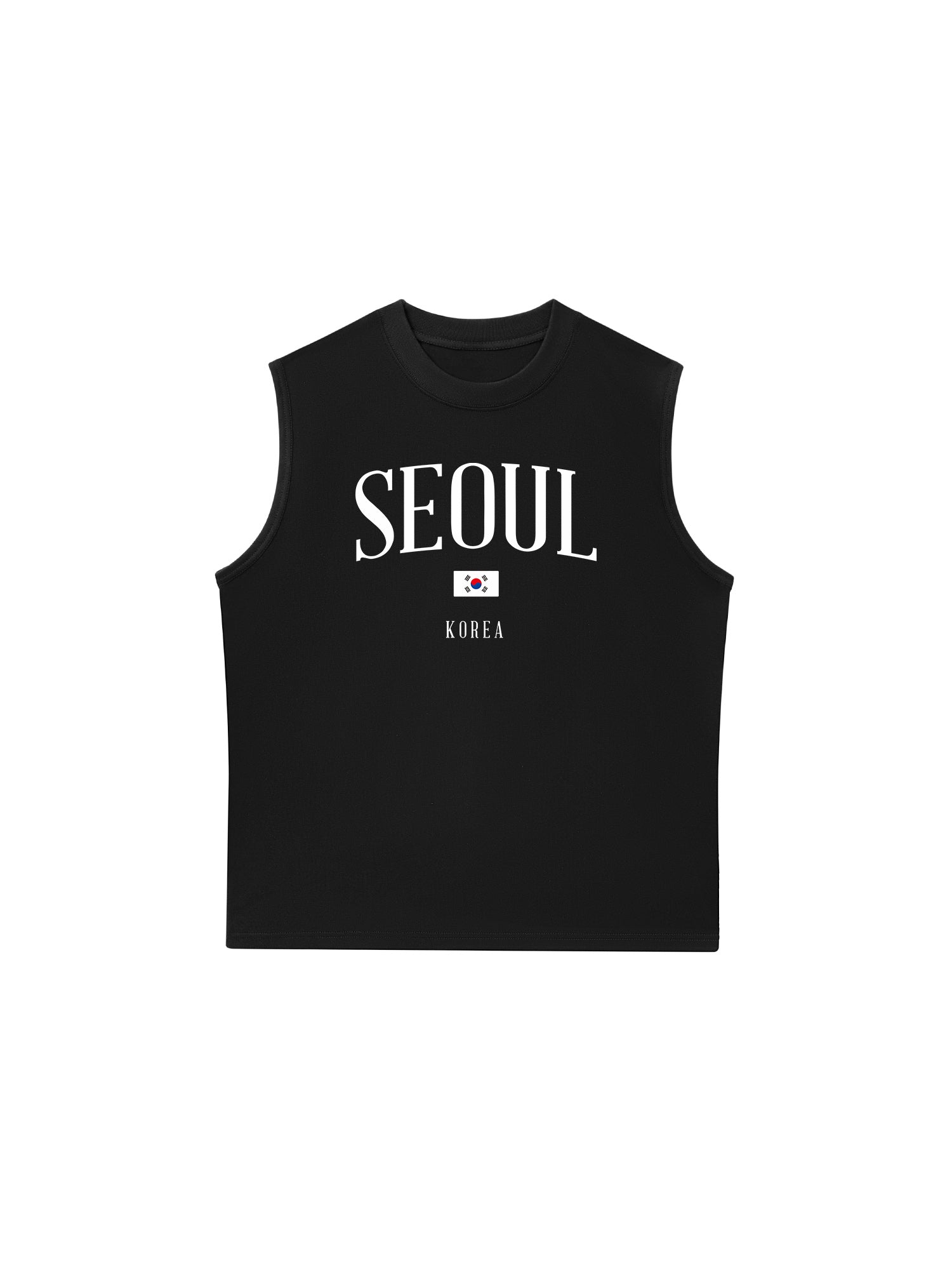 Áo Ba Lỗ Relaxed Fit Seoul Korea Classic