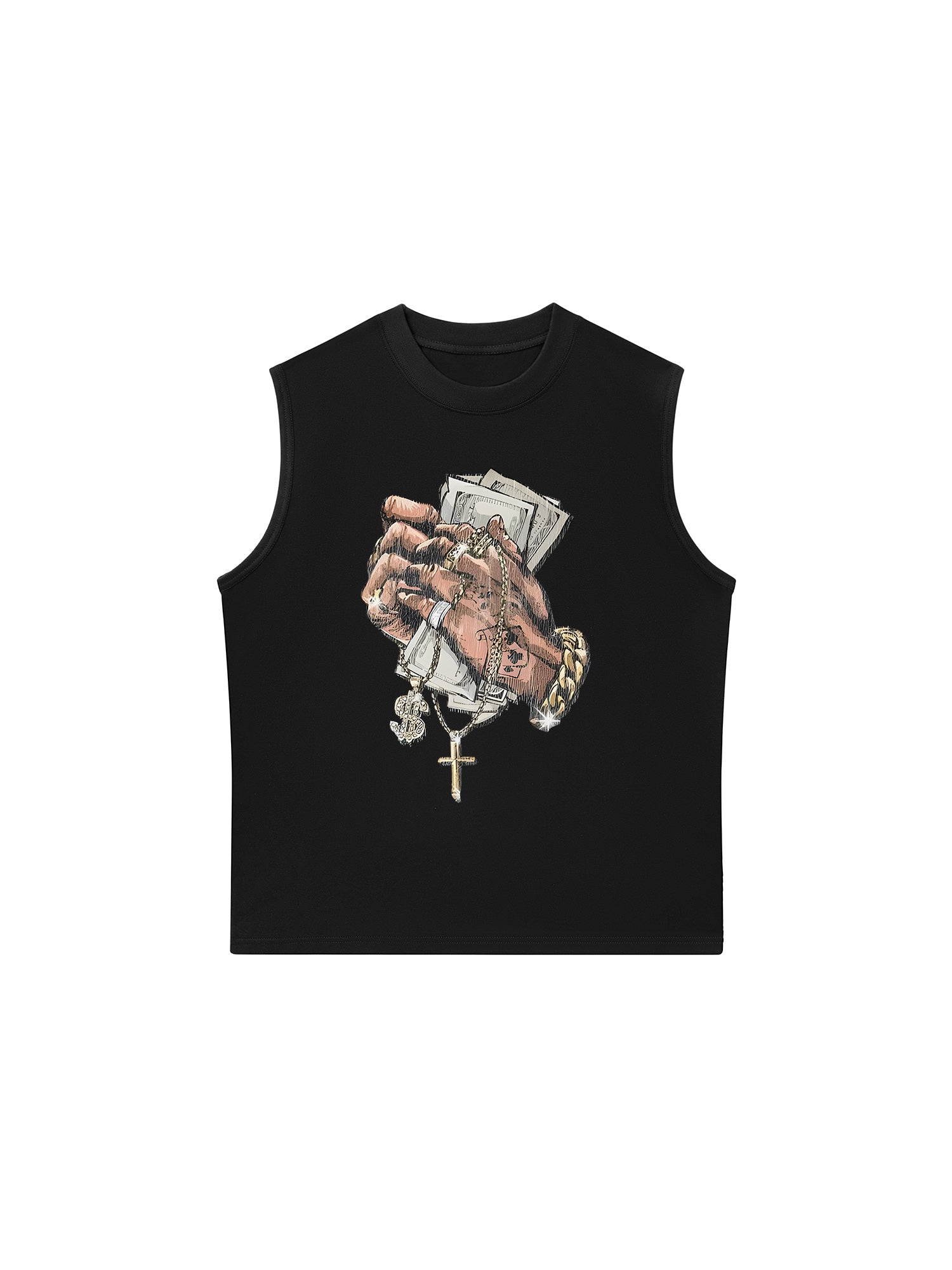 Áo Ba Lỗ Relaxed Fit Money Your Dream