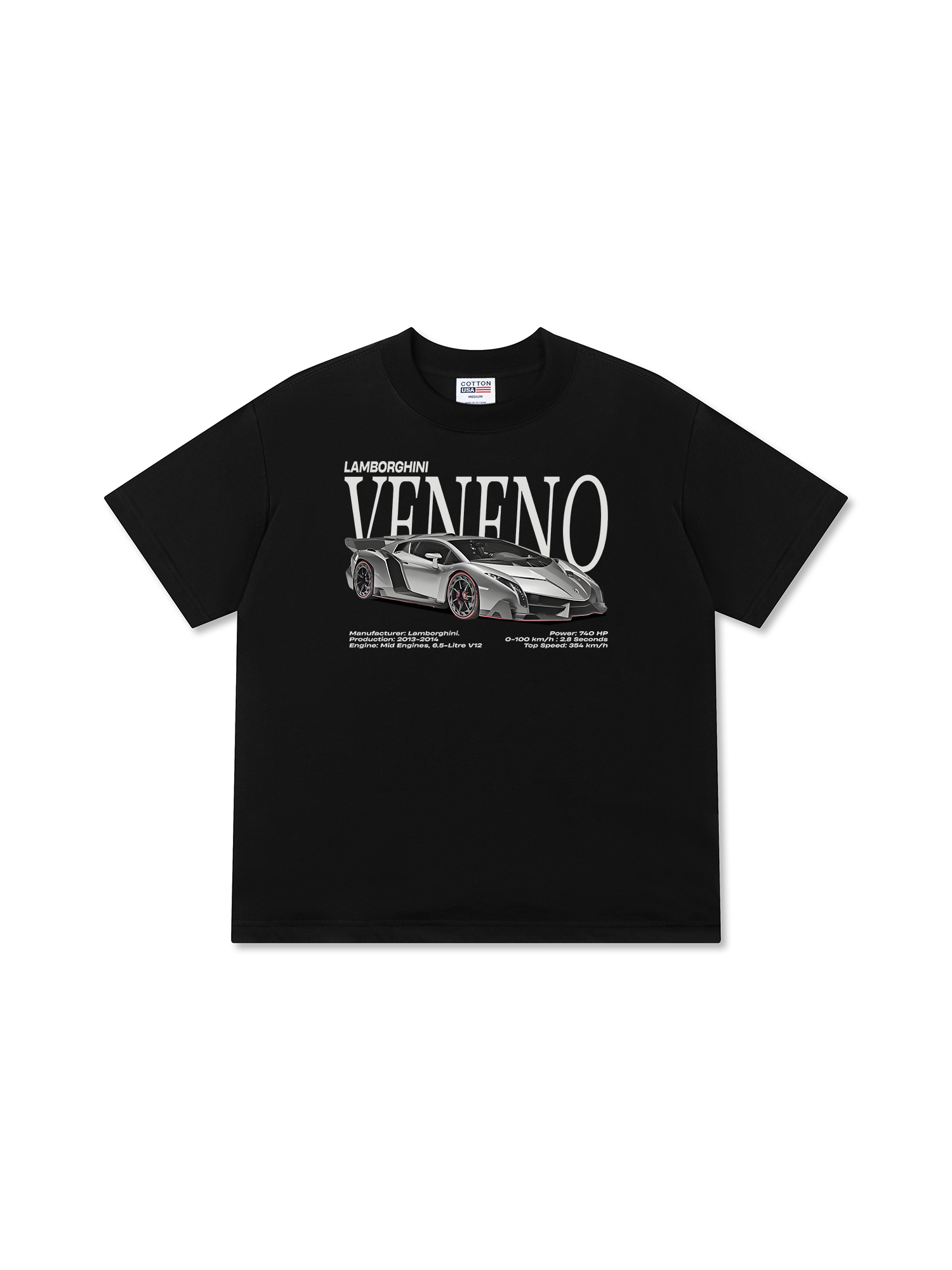 Áo Thun Relaxed Fit Lamborghini Veneno Speed