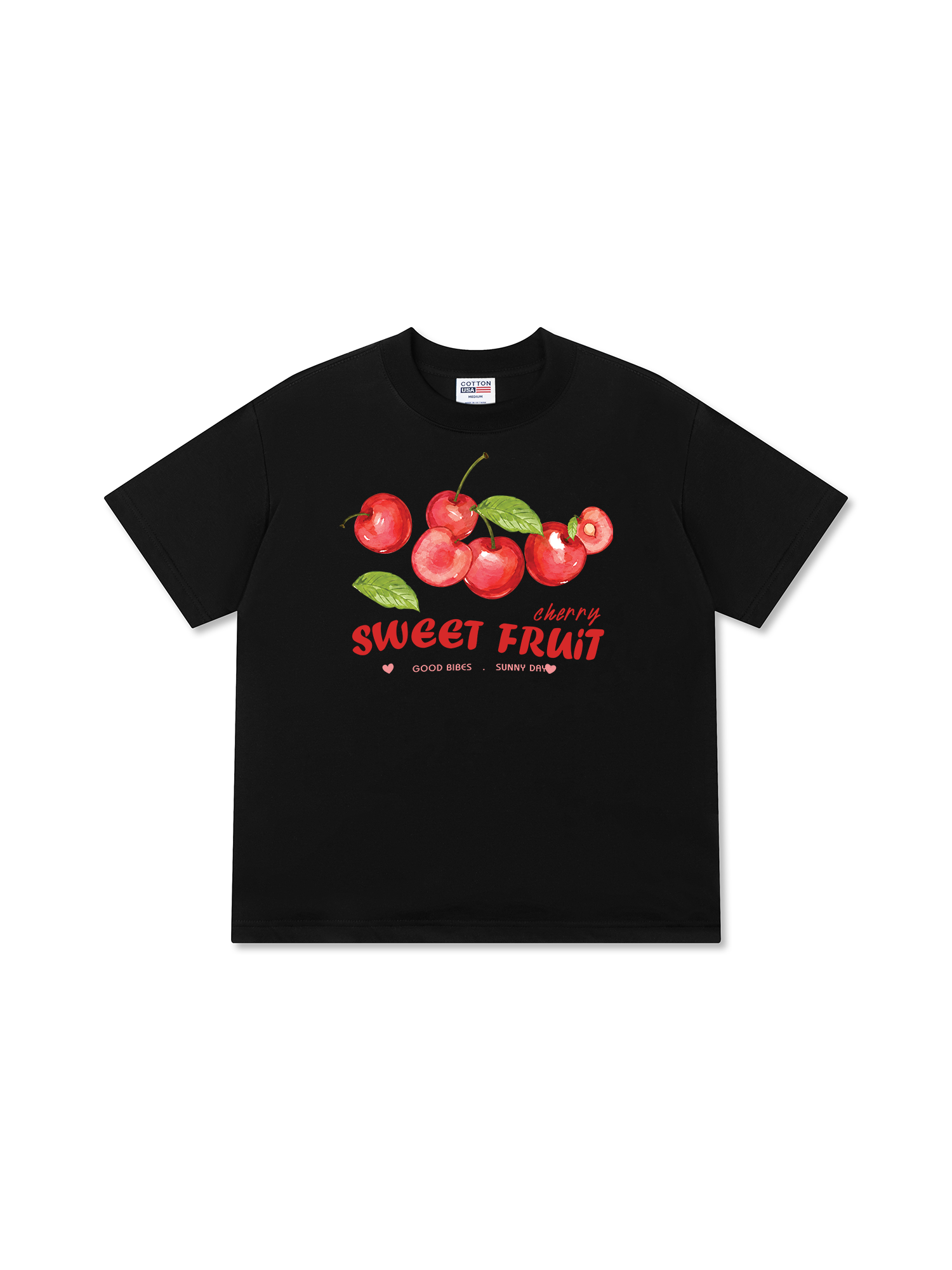 Áo Thun Relaxed Fit Tropical Cherry Sweet Fruit