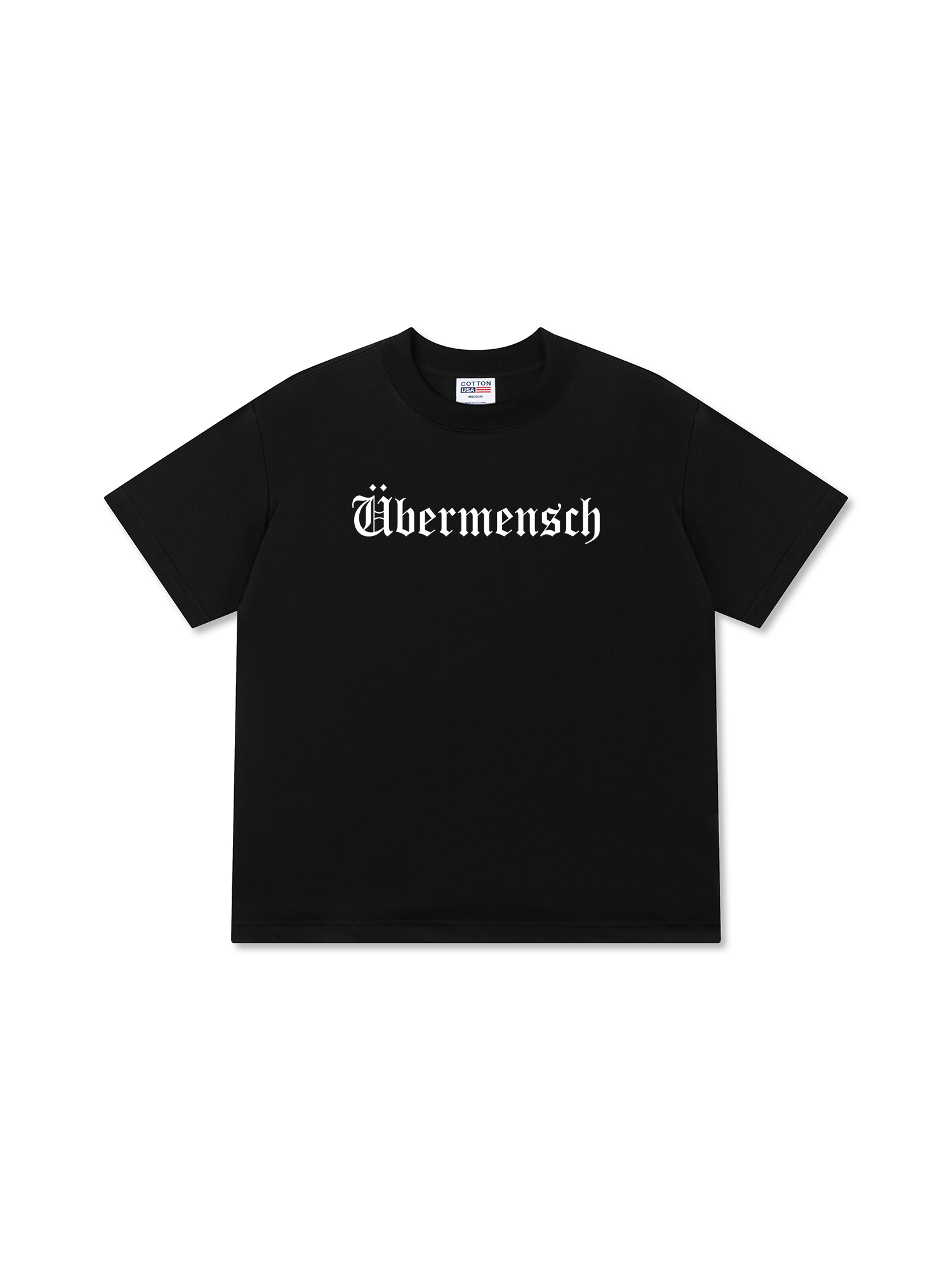 Áo Thun Relaxed Fit Idols Ubermensch Black And White